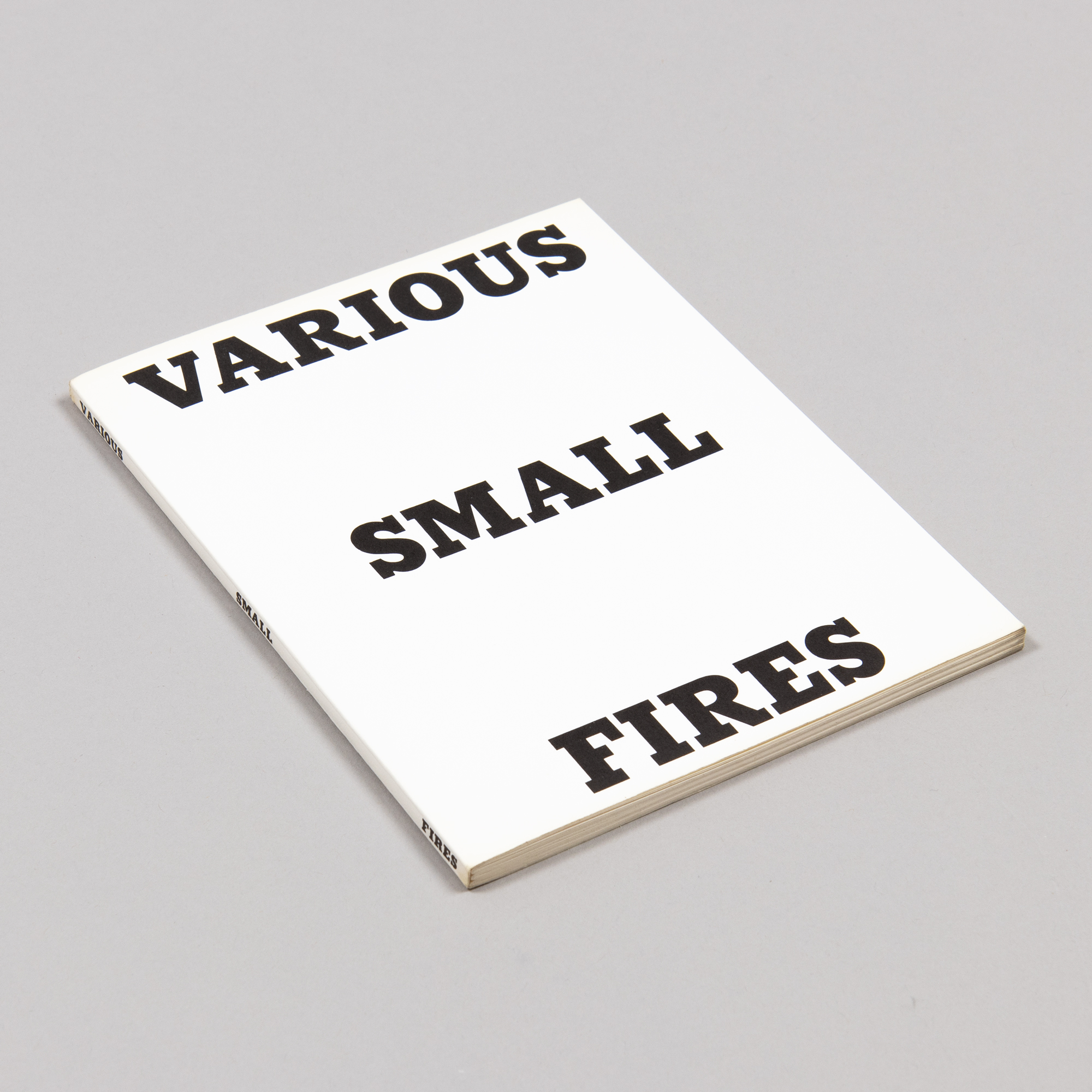 Various Small Fires and Milk by Ed Ruscha