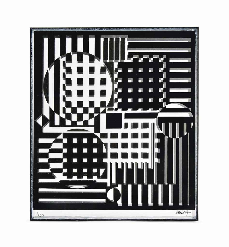 Pleionne by Victor Vasarely