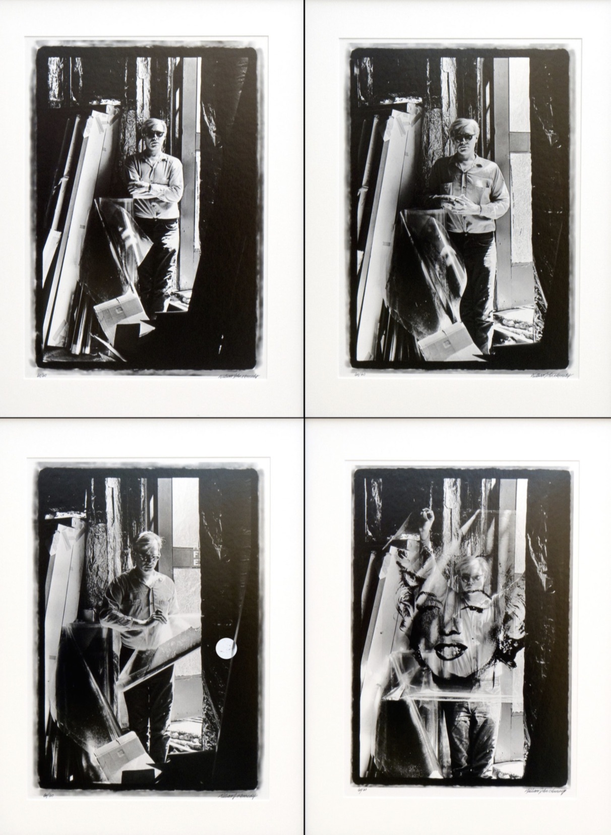 Warhol Marilyn Suite I, II, III, IV by William John Kennedy