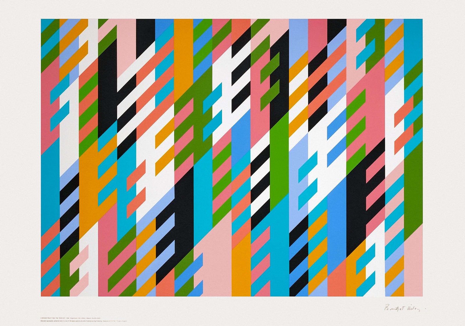 New Day by Bridget Riley