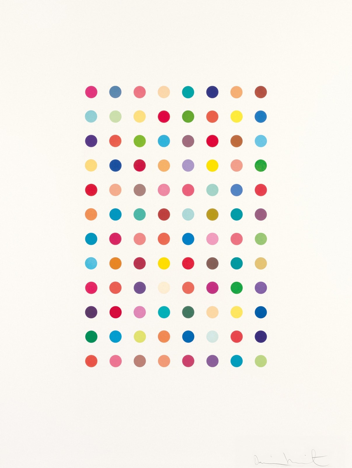 Xylene Cyanol Dye Solution by Damien Hirst