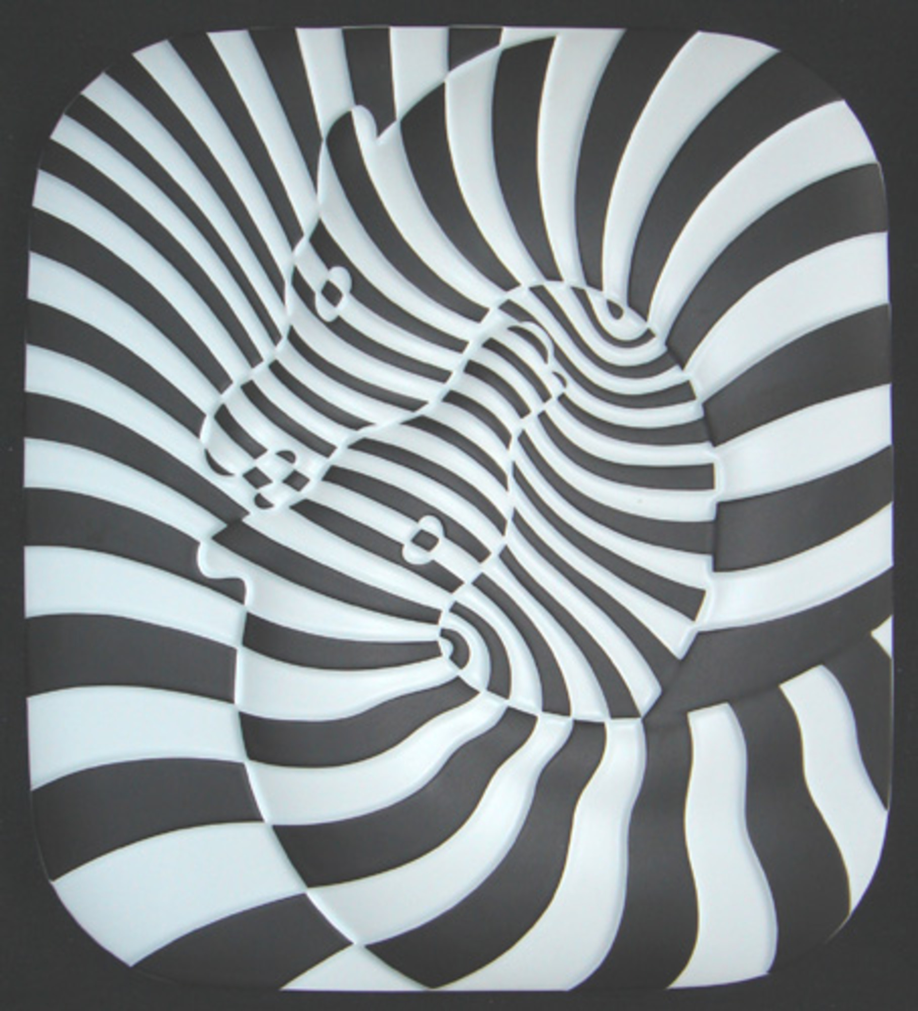 Zebra Ceramique by Victor Vasarely