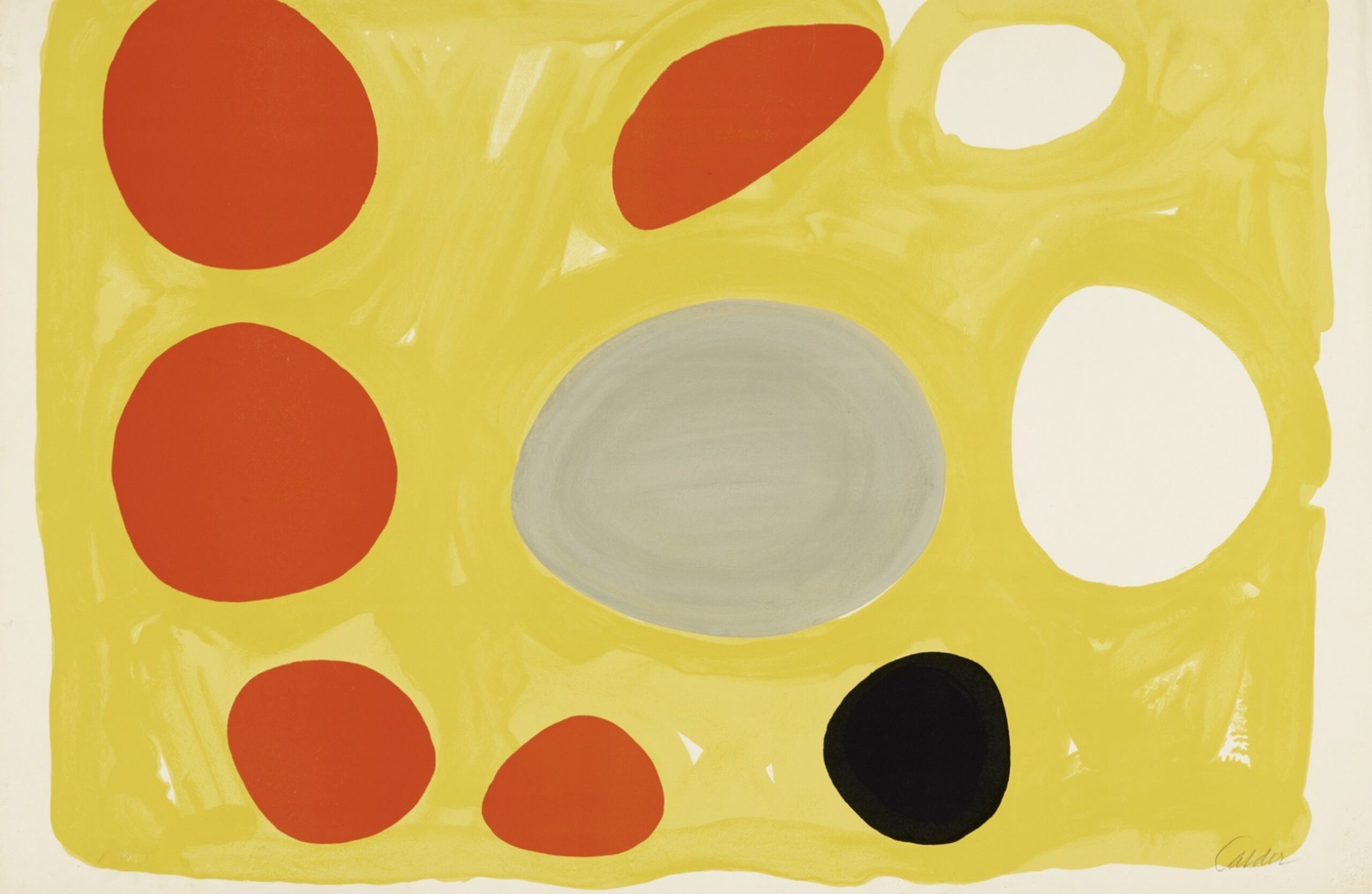 Grey Oval (Flat Mobile) by Alexander Calder