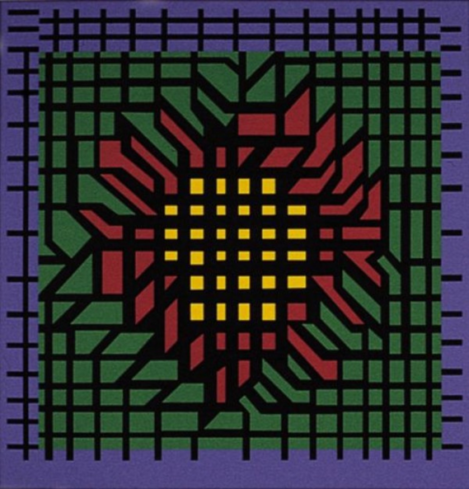 Kat-Zag by Victor Vasarely