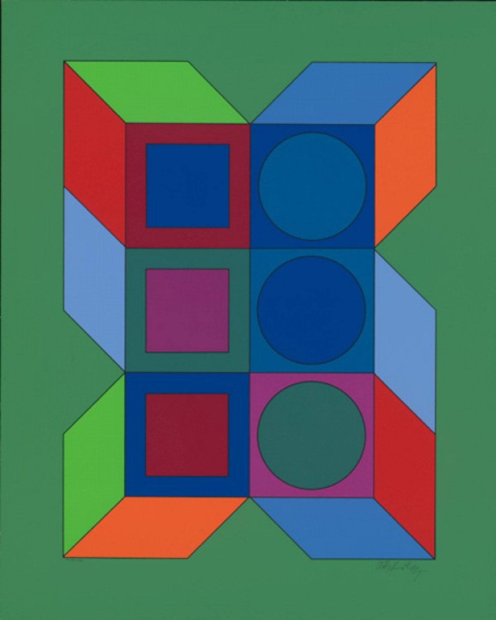 Xlv by Victor Vasarely