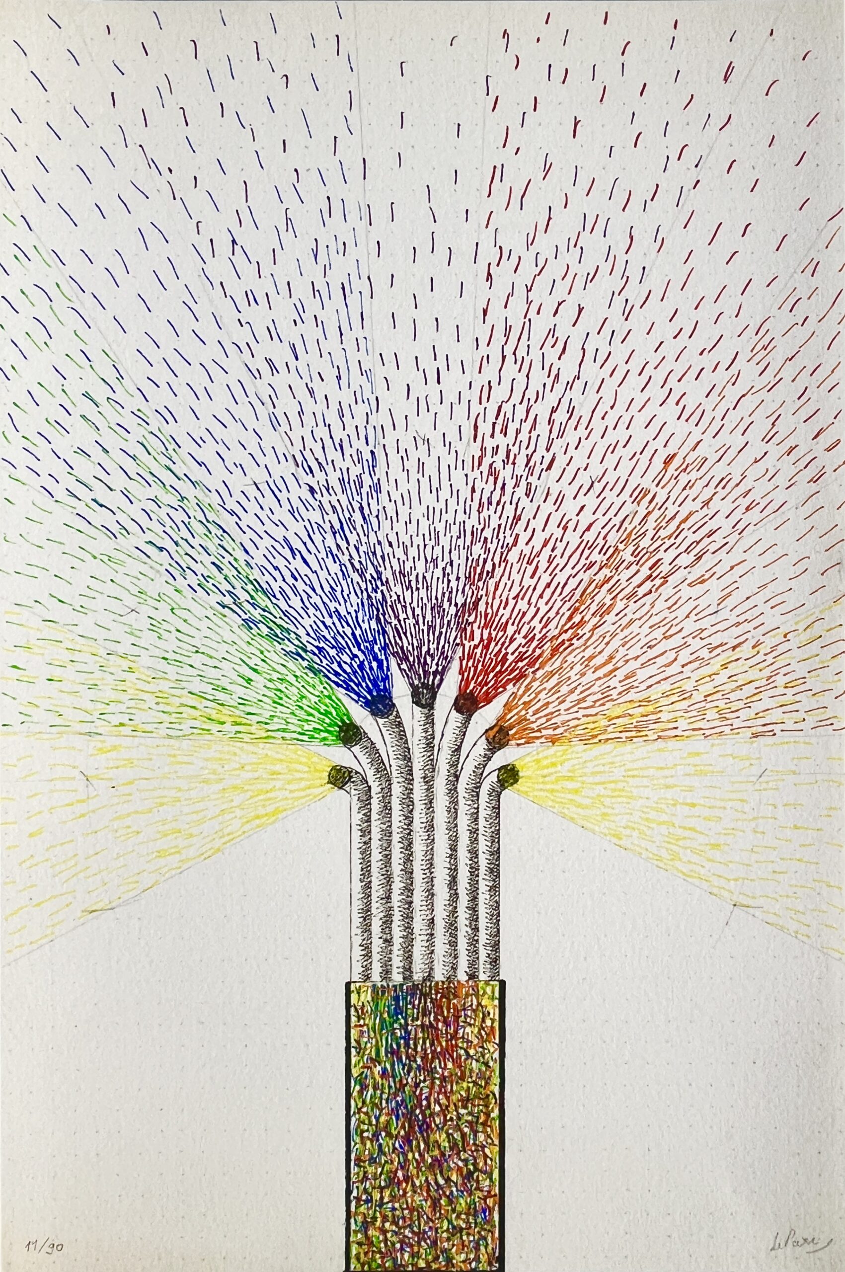 Dessin au téléphone by Julio Le Parc