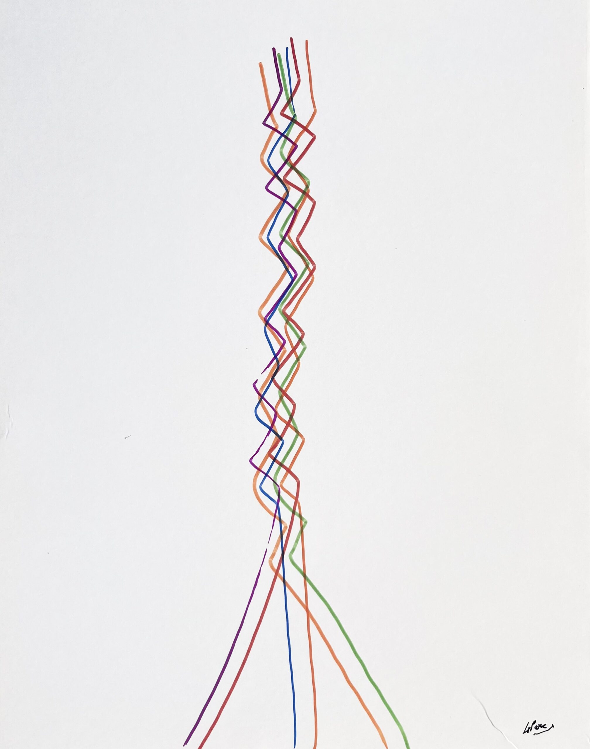 Dessin Infinie 35 by Julio Le Parc