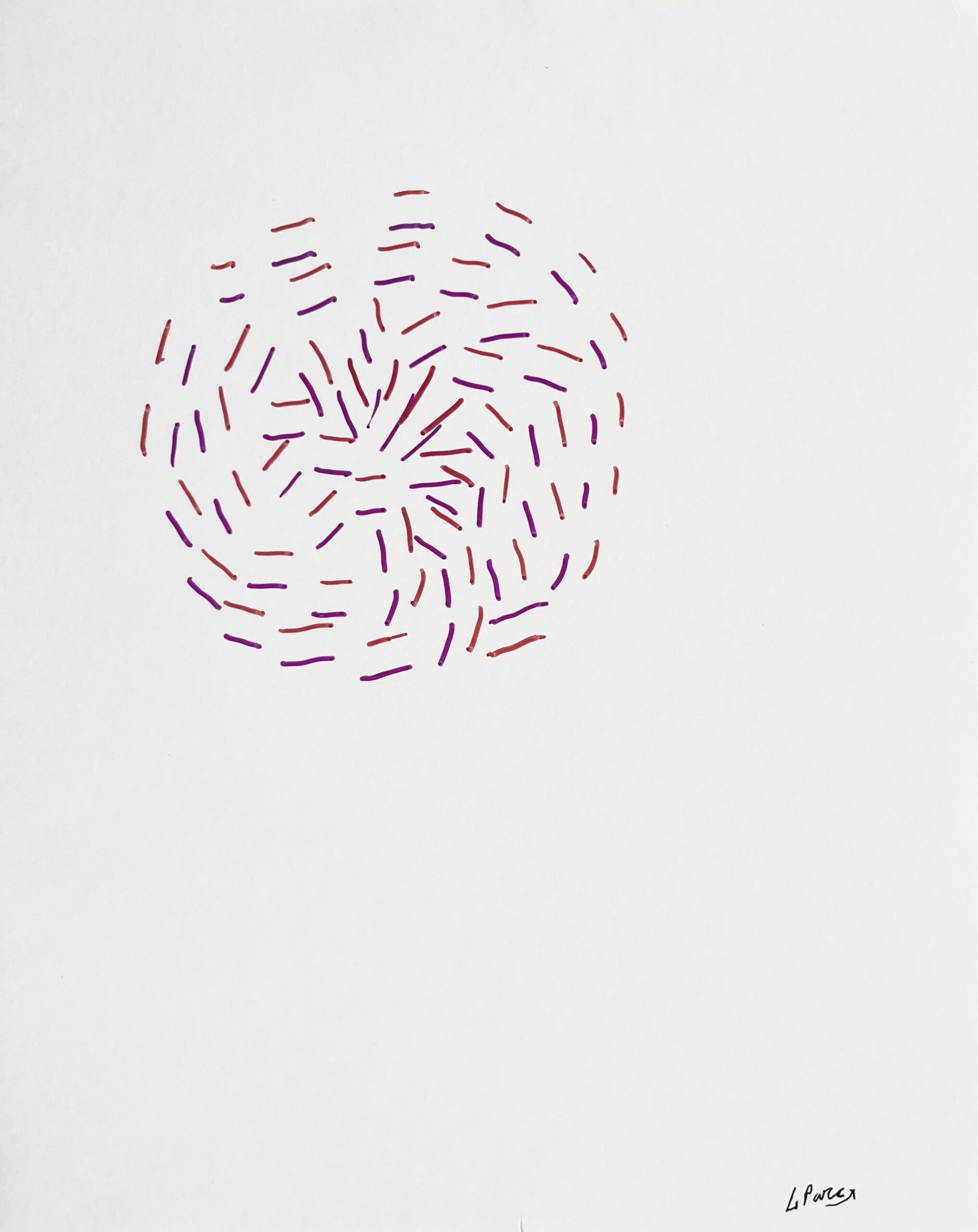 Dessin Infinie 36 by Julio Le Parc