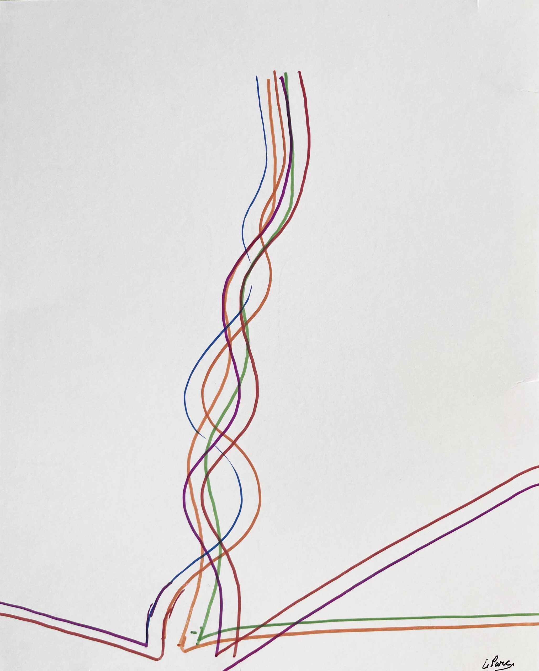 Dessin Infinie 6 by Julio Le Parc