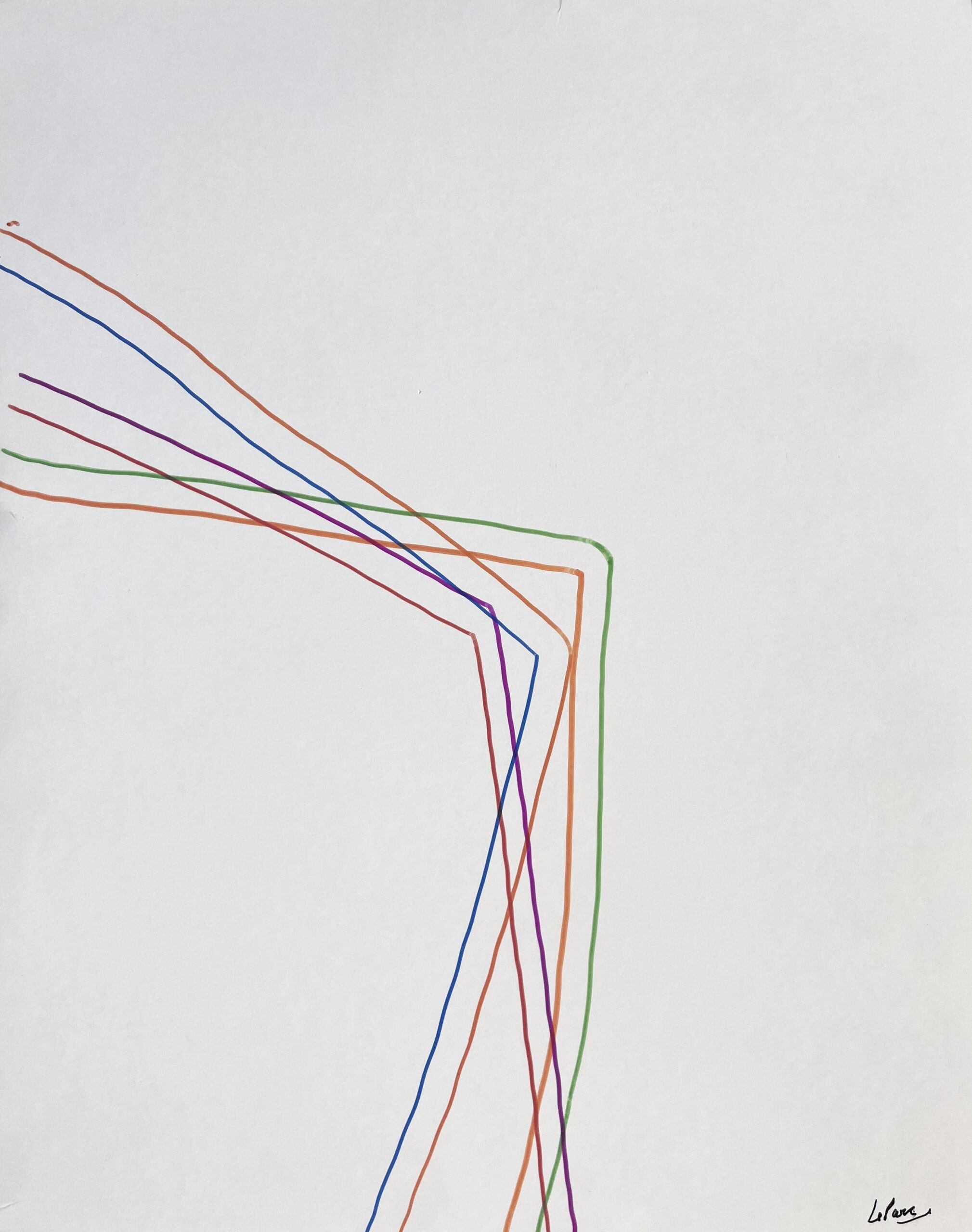 Dessin Infinie 7 by Julio Le Parc