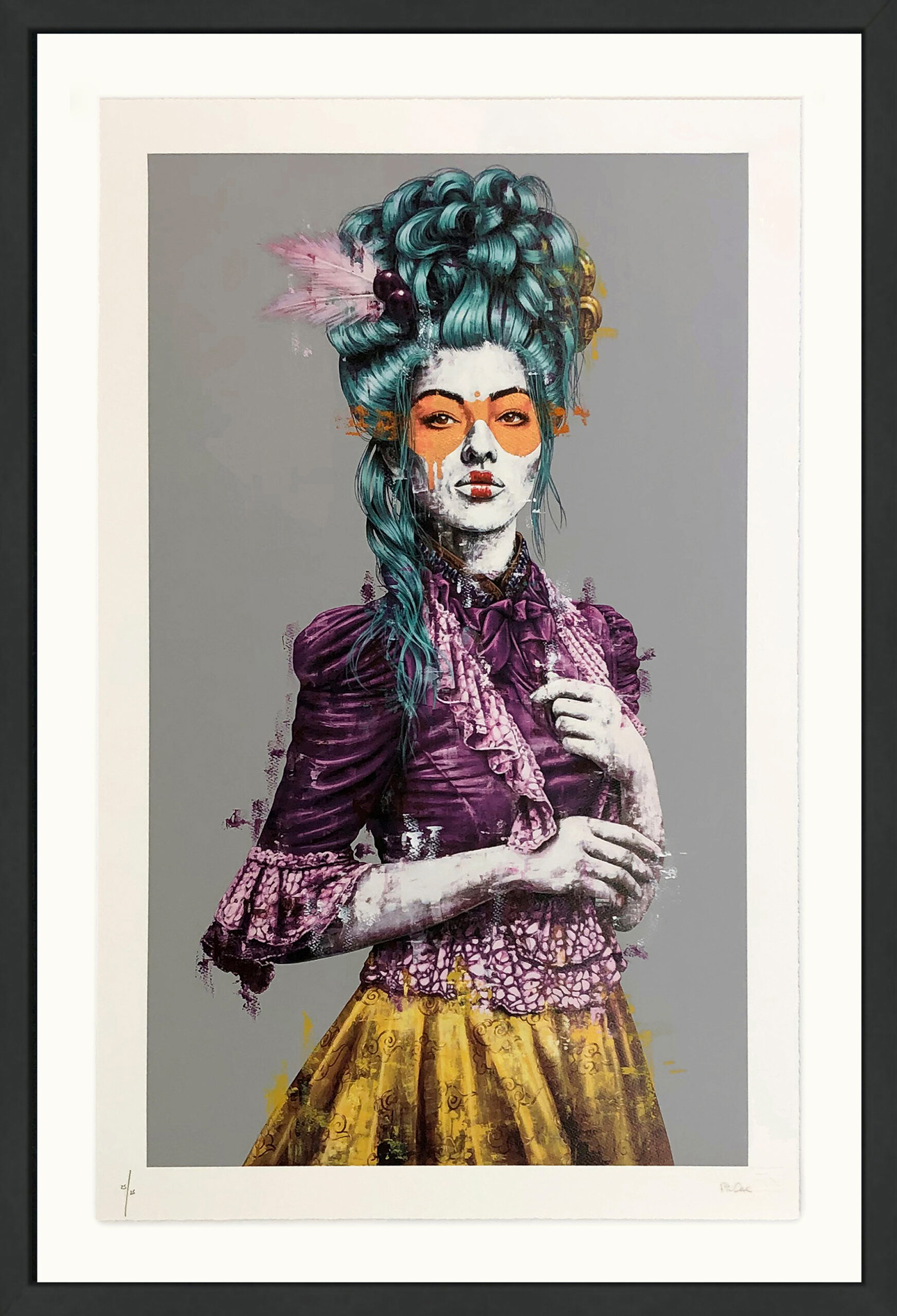 Madeleine (Hand Finished Grey Copper Leaf Edition) by Fin DAC