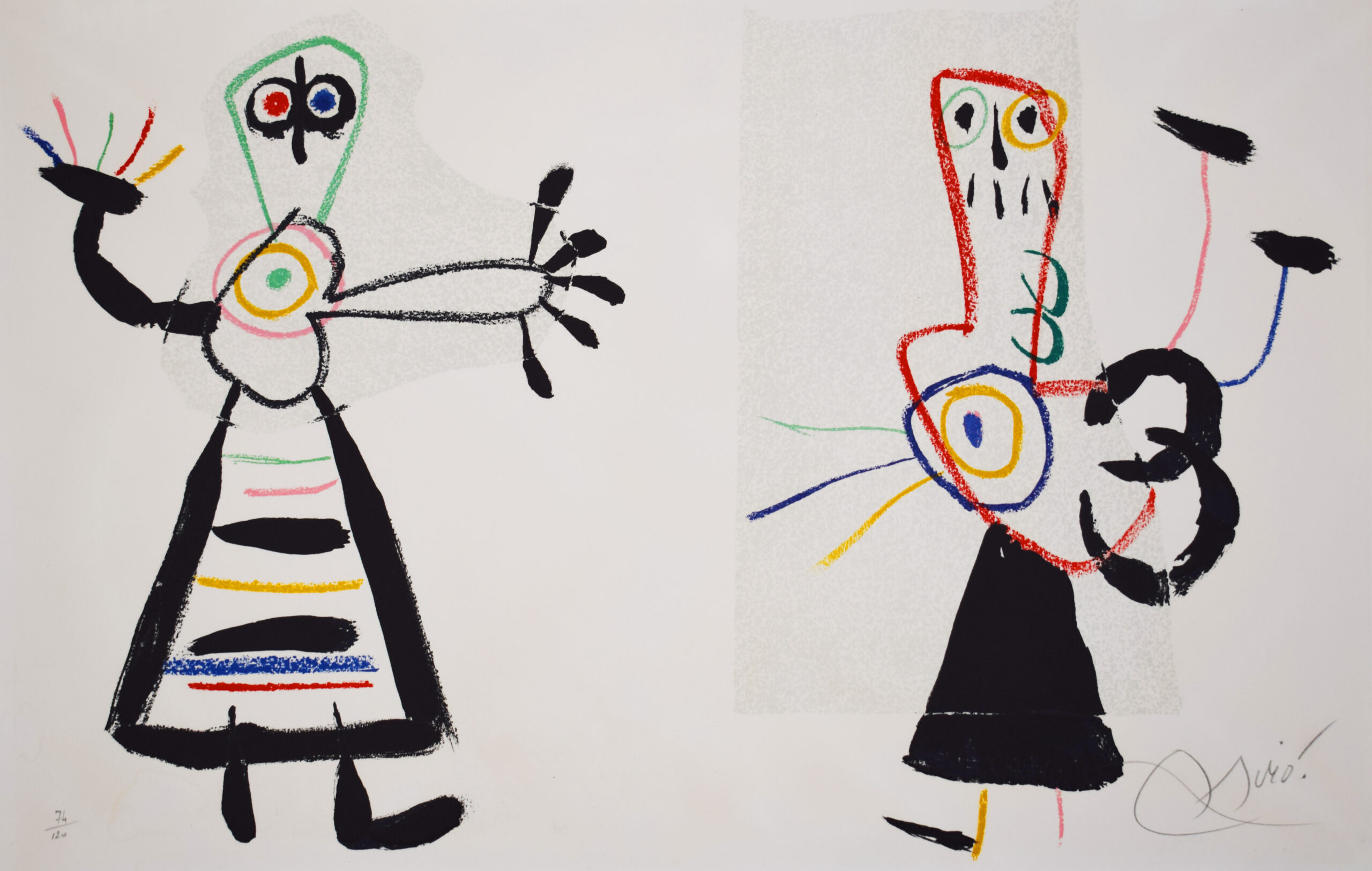 Composition XVIII, from: Ubu’s Childhood | L’Enfance d’Ubu by Joan Miró