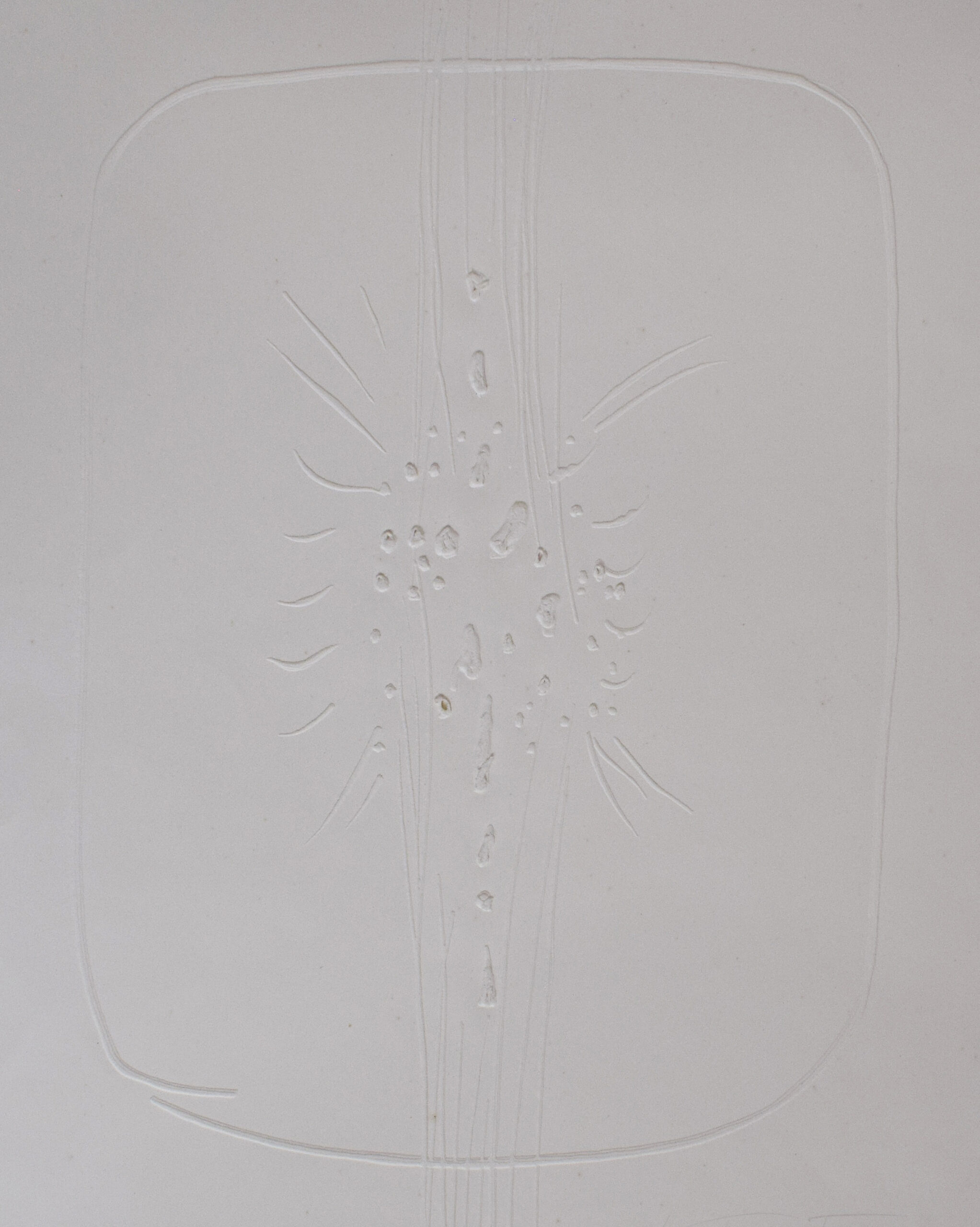 Composition III from, Untitled | Senza Titolo by Lucio Fontana