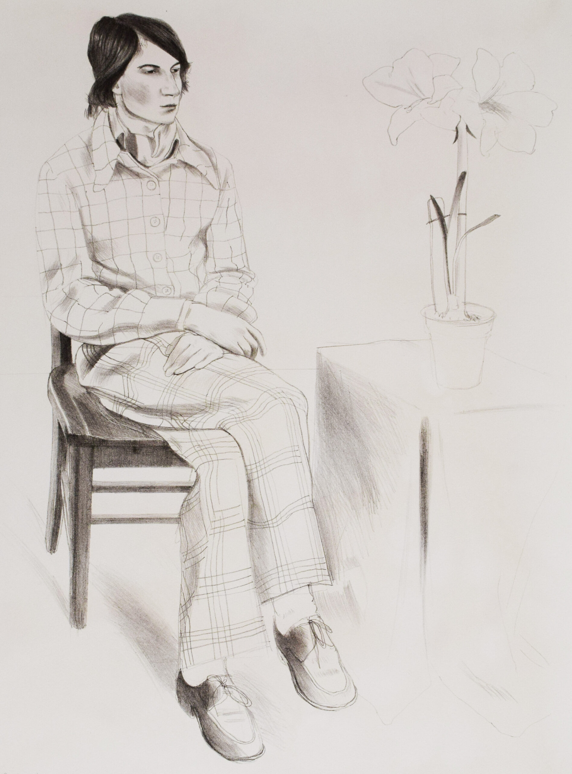 Yves-Marie Hervé by David Hockney