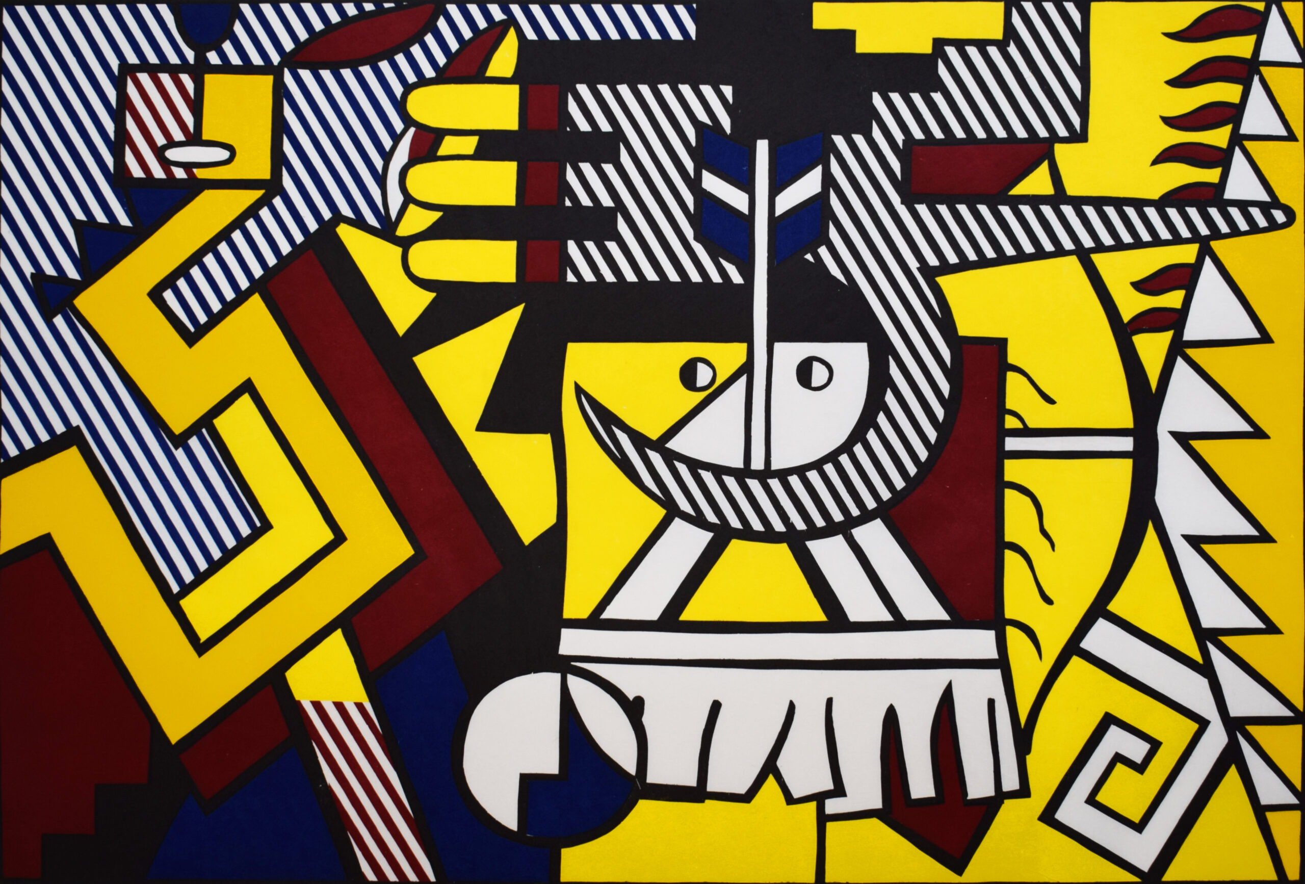 American Indian Theme VI, from: American Indian Theme by Roy Lichtenstein