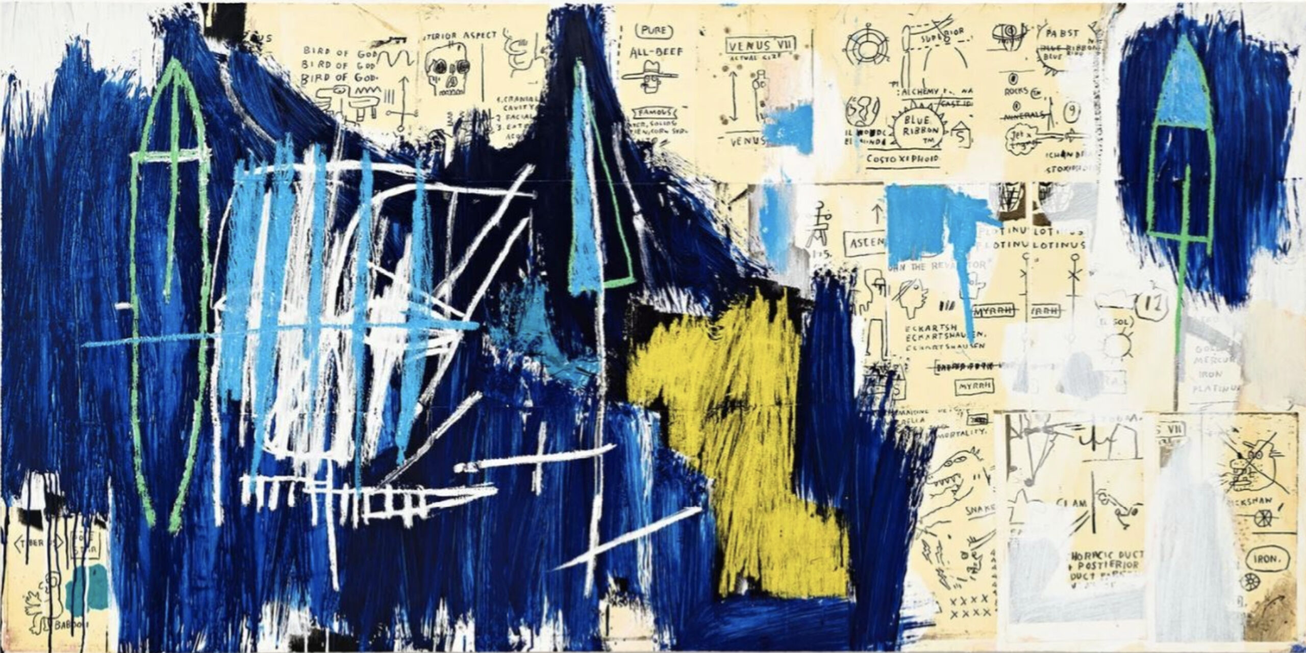 Odours Of Punt by Jean-Michel Basquiat