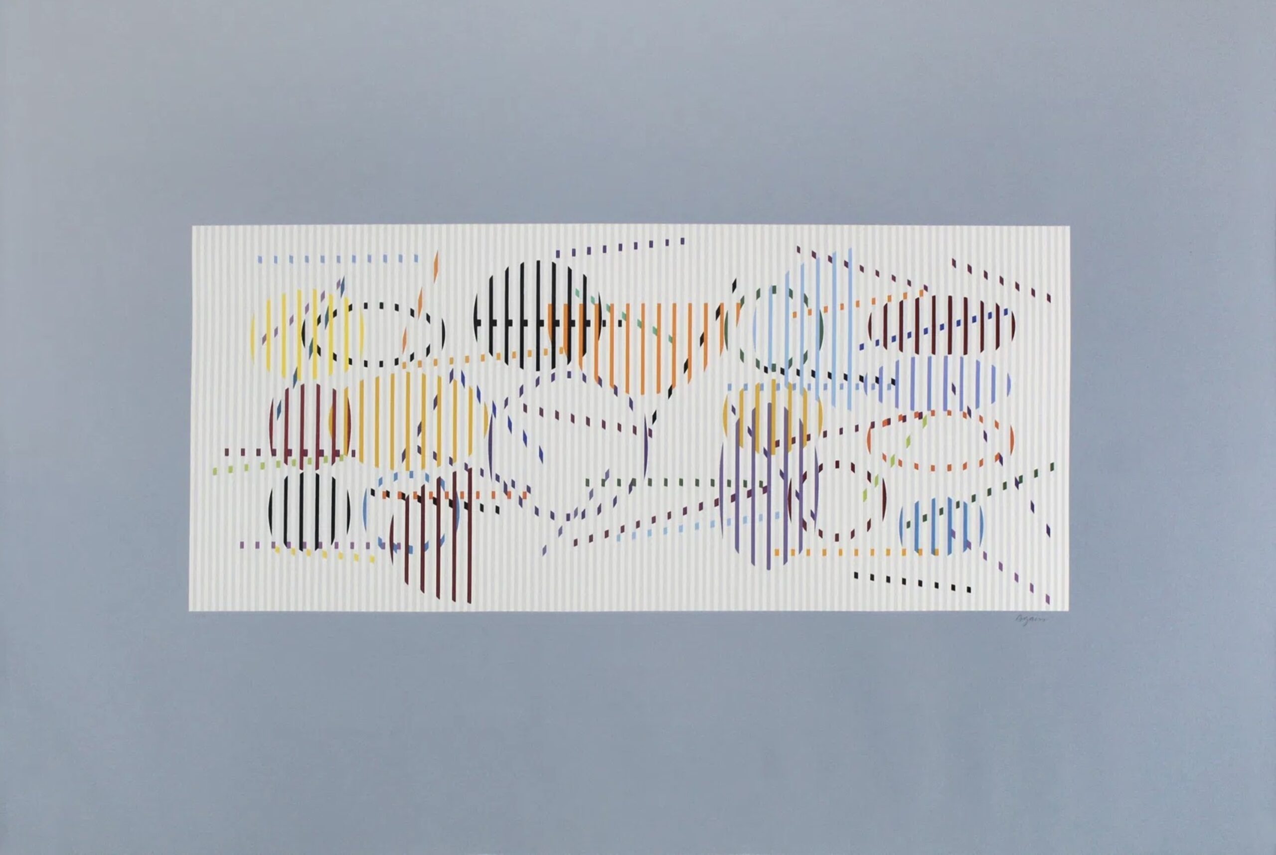 Untitled (Composition) by Yaacov Agam