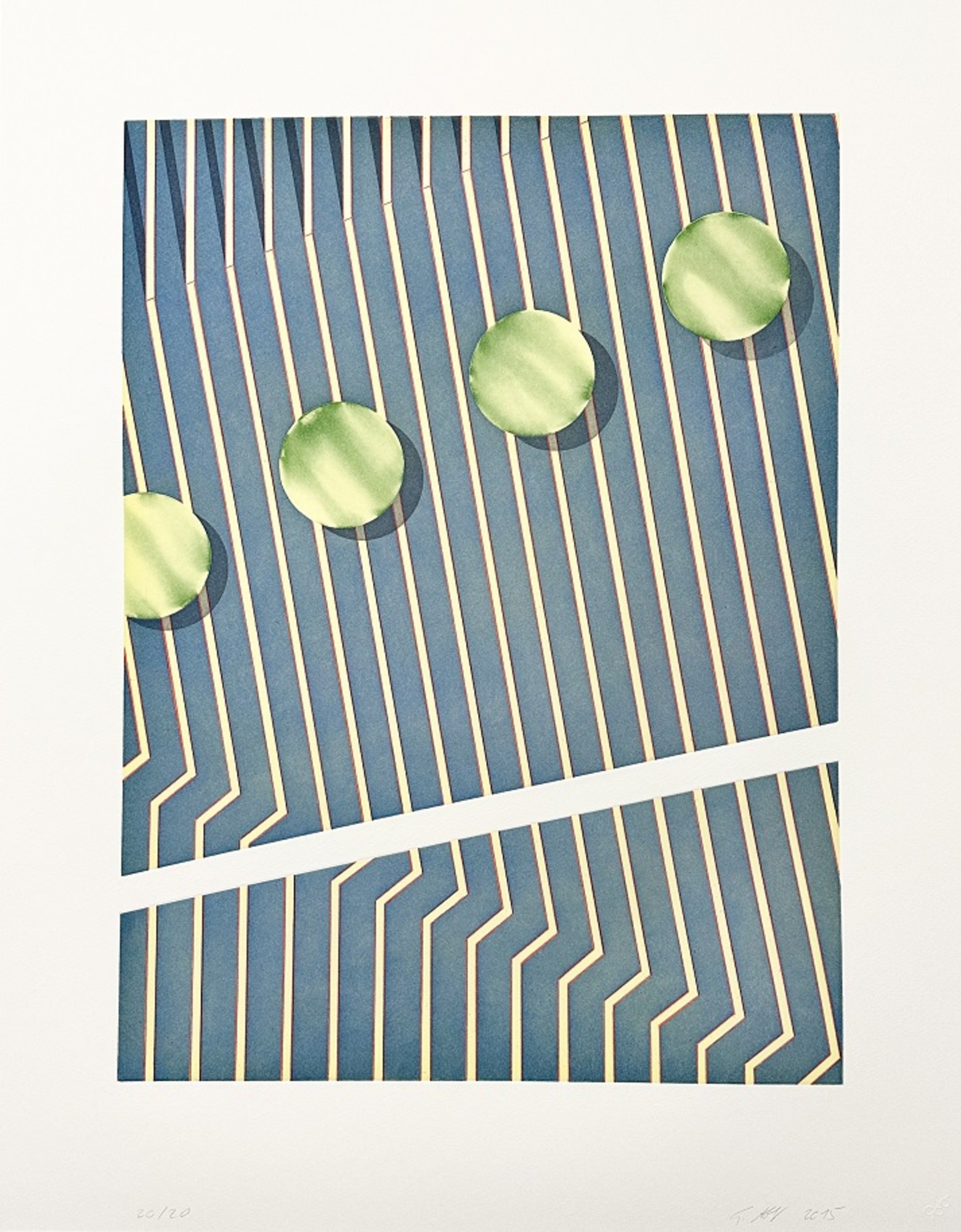 O.T., gap by Tomma Abts