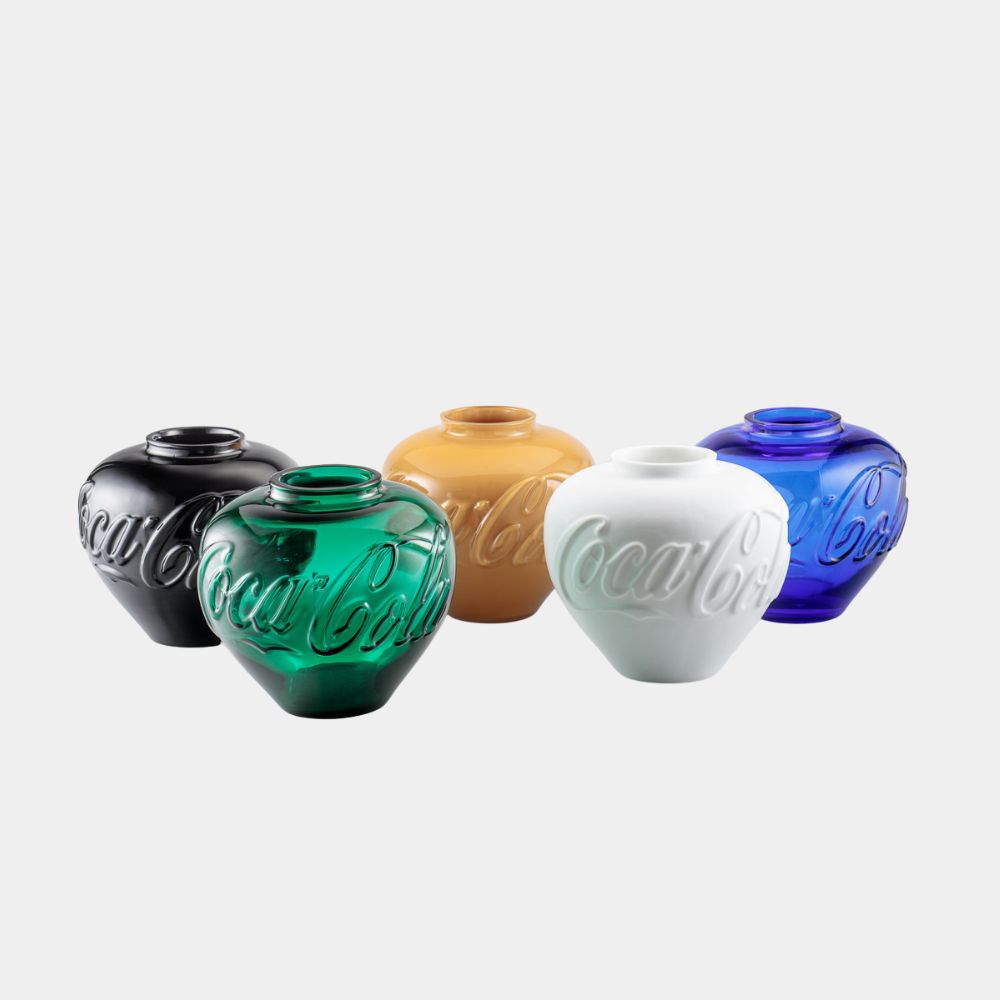 Vases in Five Colours (Set of 5) by Ai Weiwei