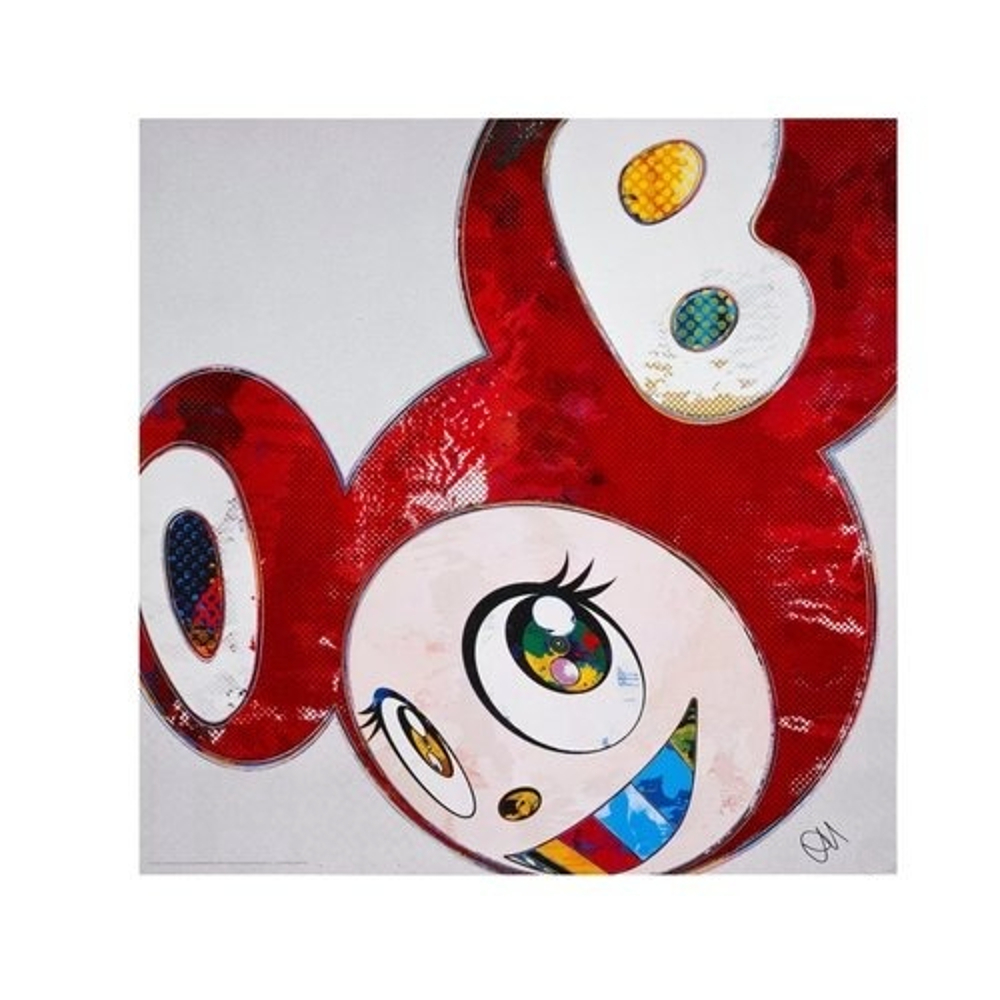 And Then X 6 (Red Dots: the Super Flat Method) by Takashi Murakami