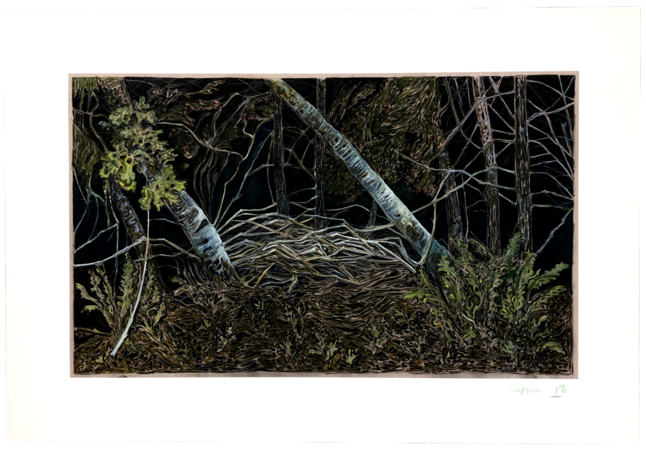 Night Forest by Billy Childish