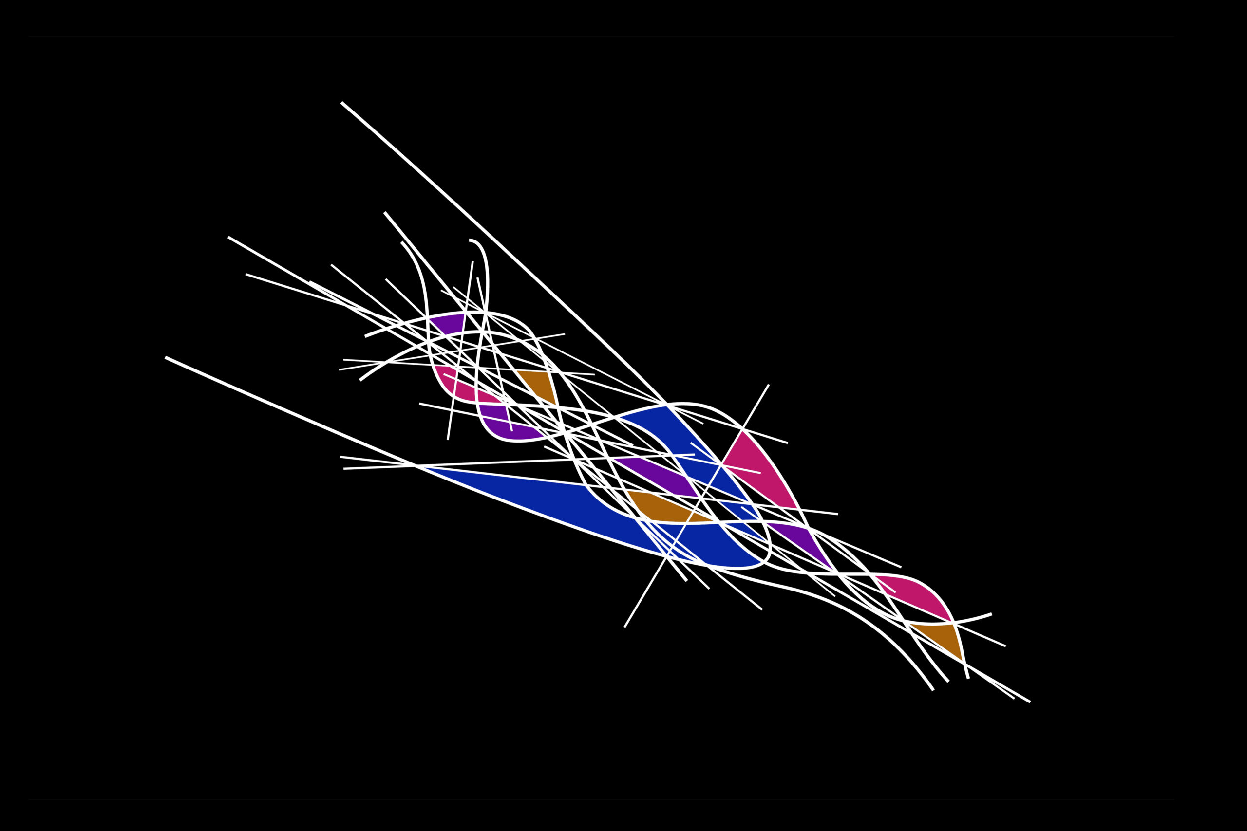 Wave Curves with Parabola by Clifford Singer