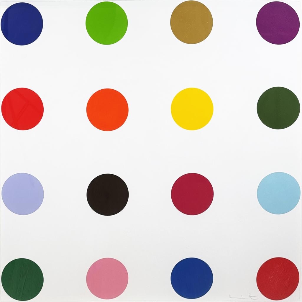 Cocarboxylase (from 12 Woodcut Spots) by Damien Hirst