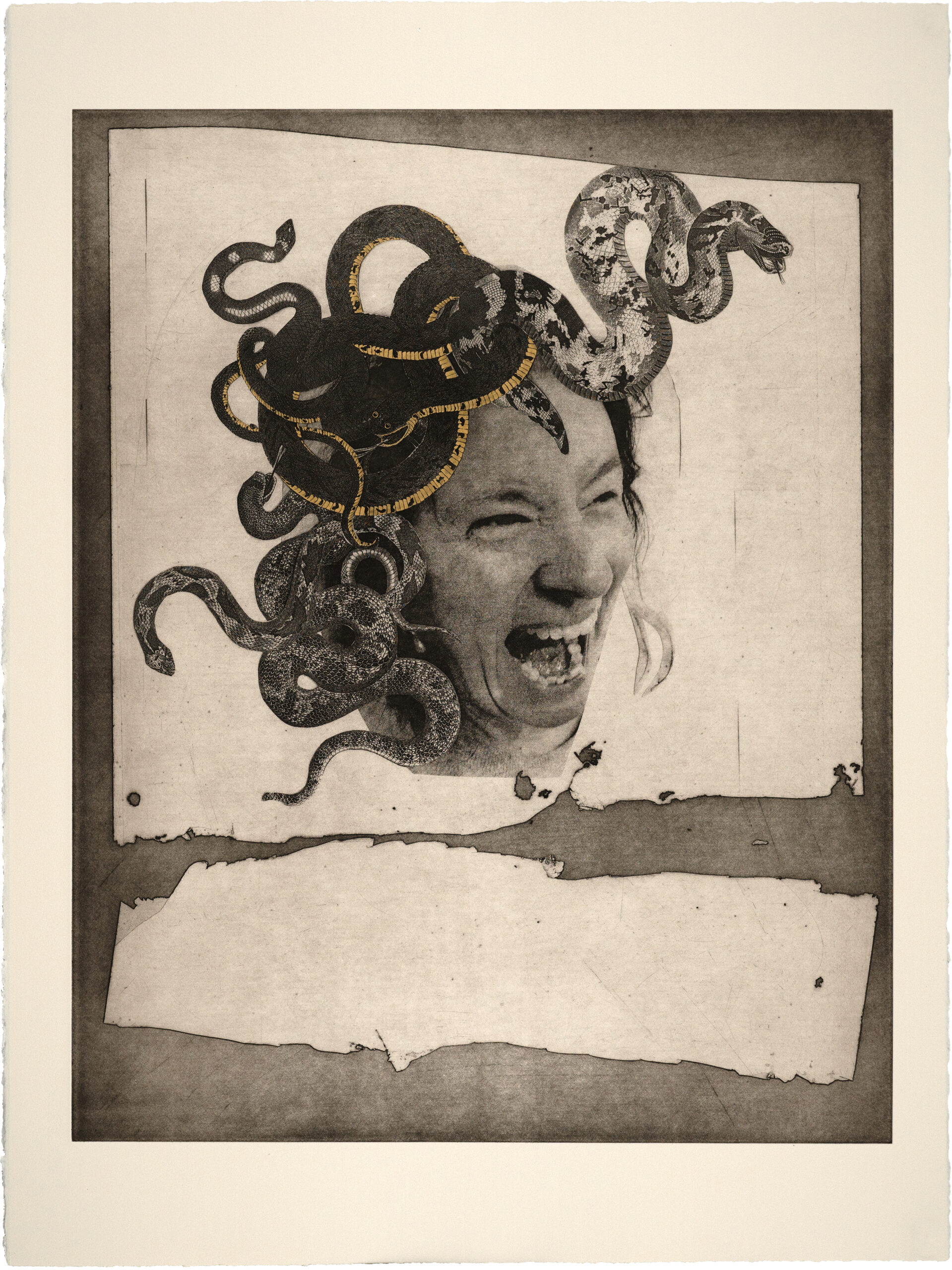 Me As Medusa by Delaine Le Bas