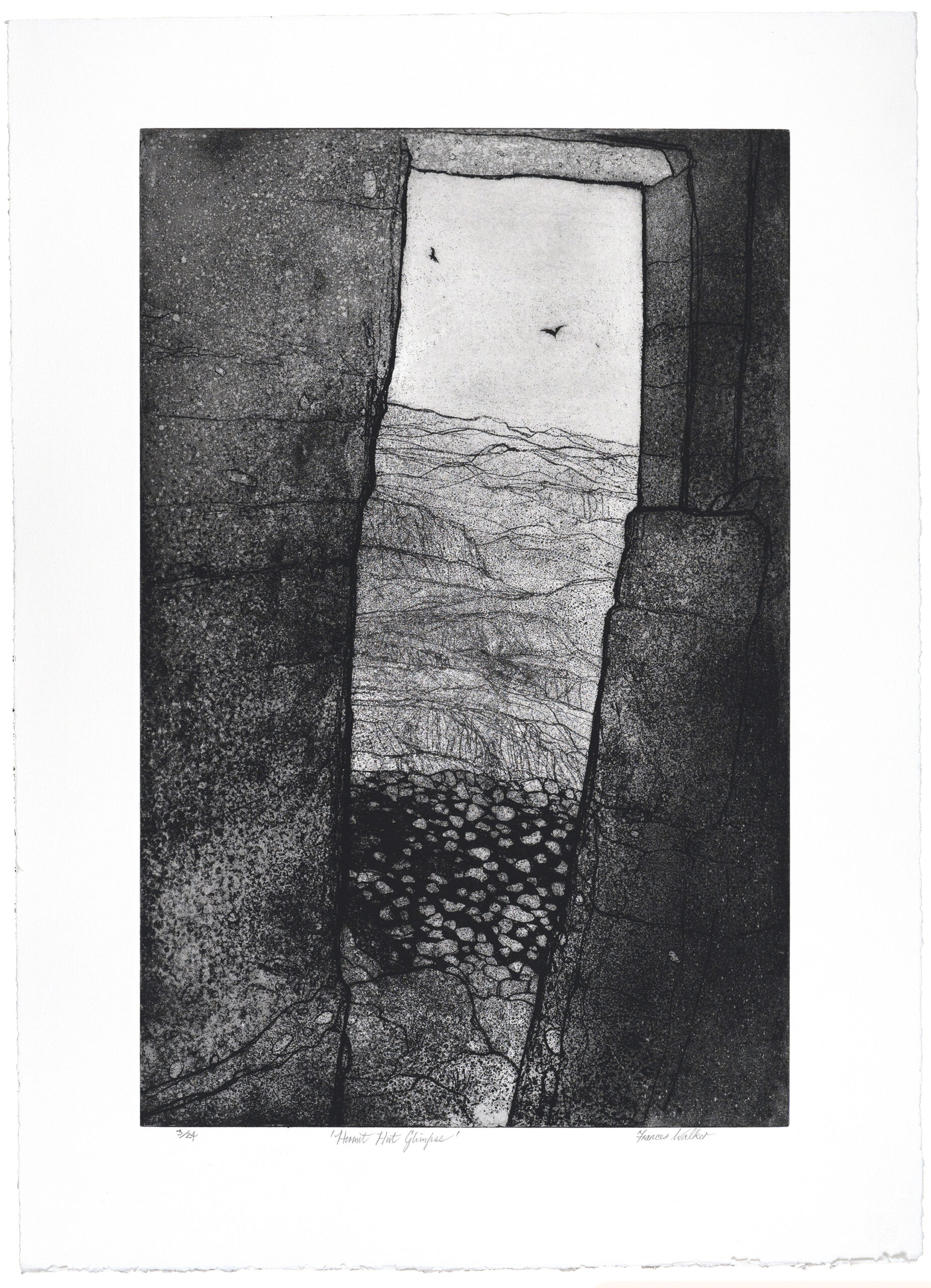 Hermit Hut, Glimpse by Frances Walker