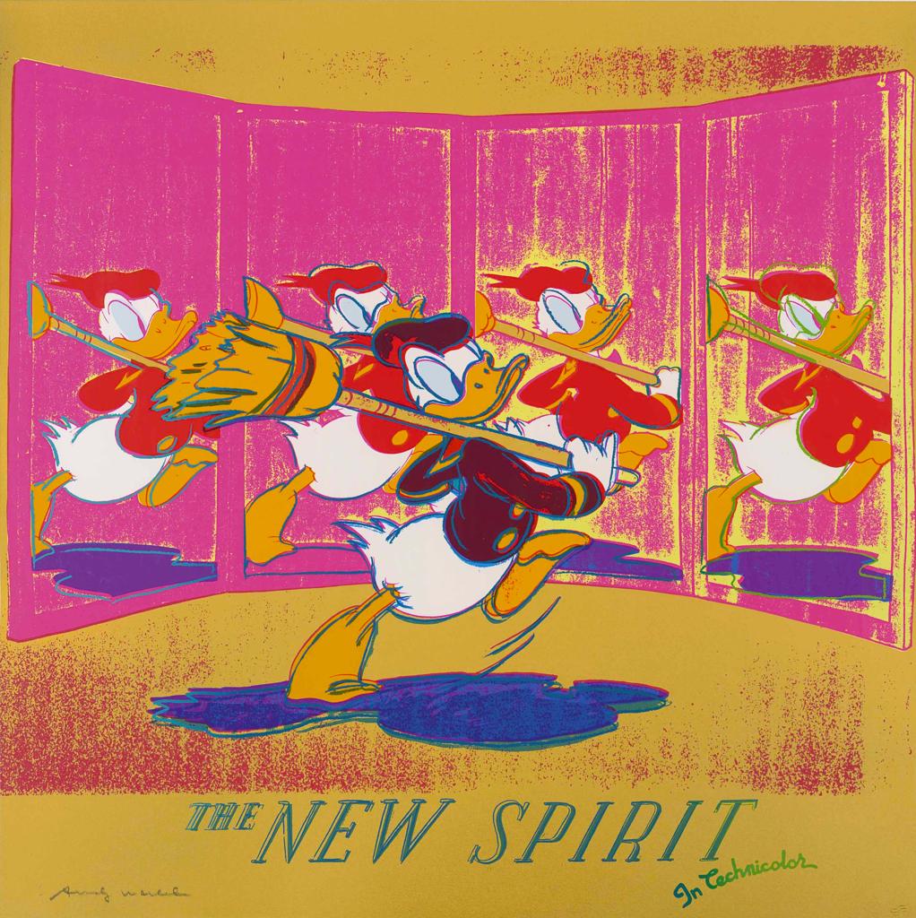 The New Spirit (Donald Duck), II.357 from ADS Portfolio by Andy Warhol