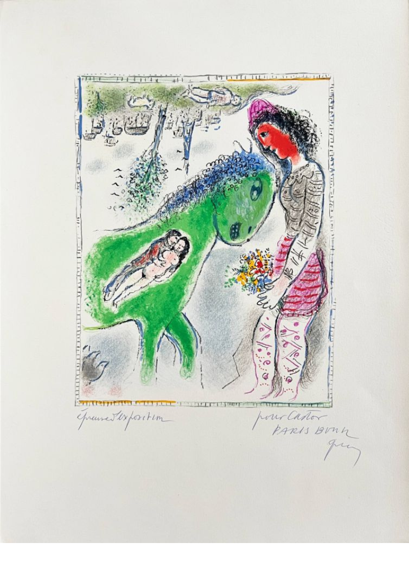 The Green Horse by Marc Chagall