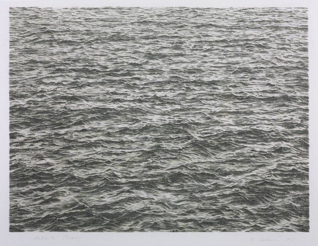 Ocean by Vija Celmins