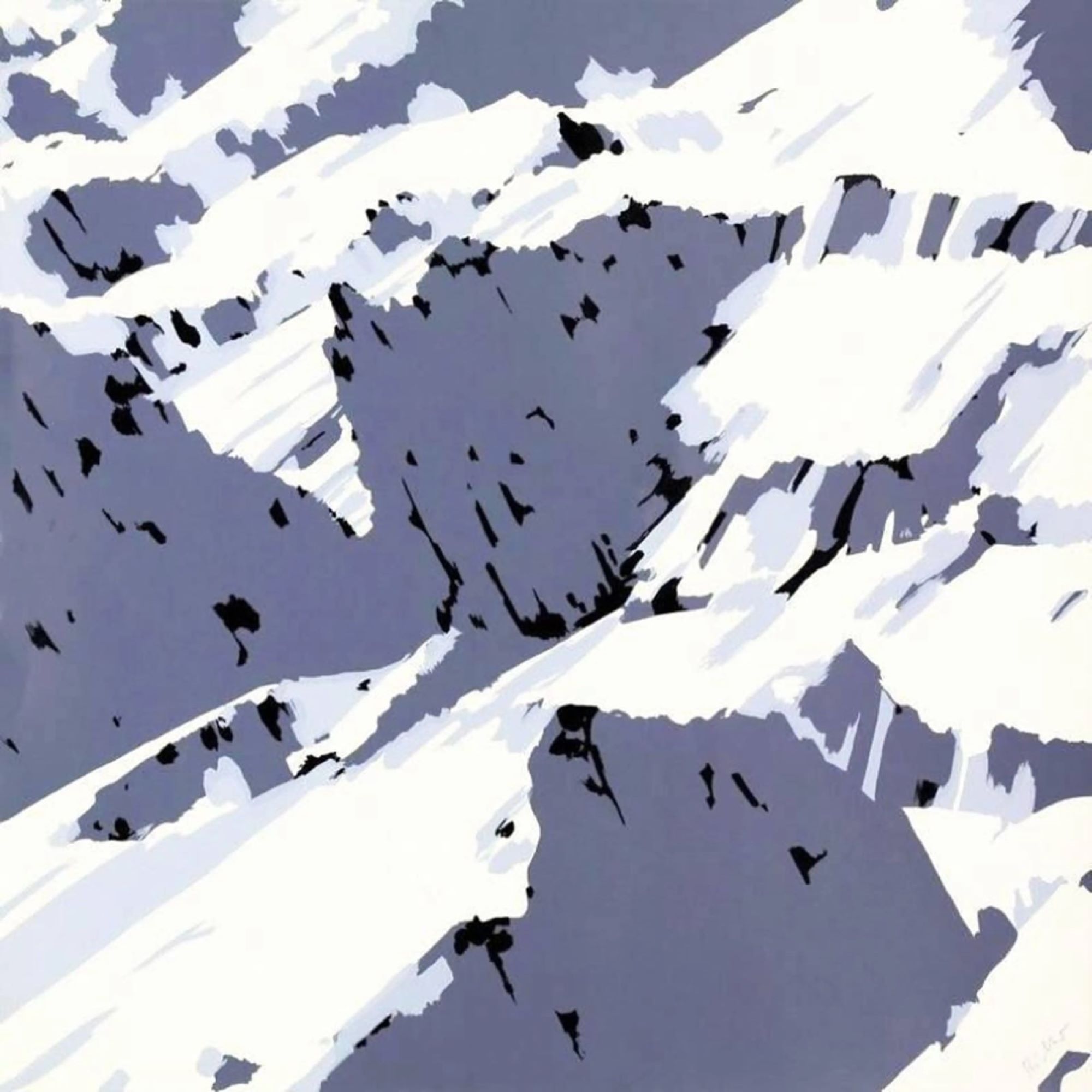 Schweizer Alpen 1 by Gerhard Richter