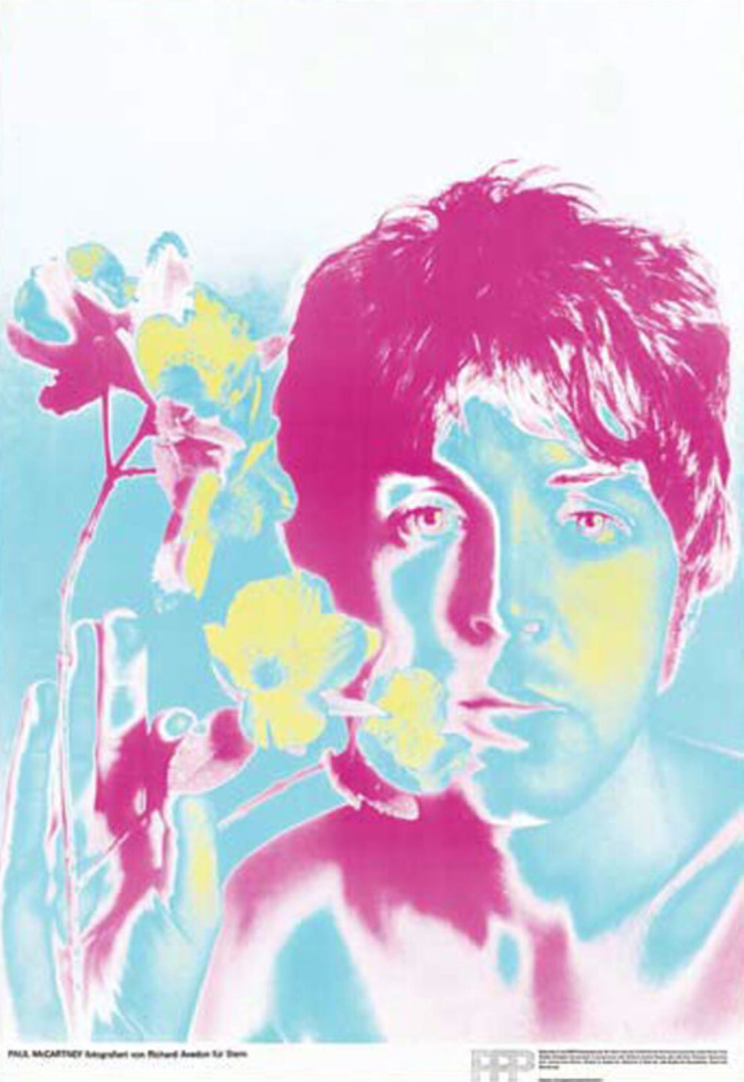 Paul McCartney for Stern 1967 Beatles poster by Richard Avedon