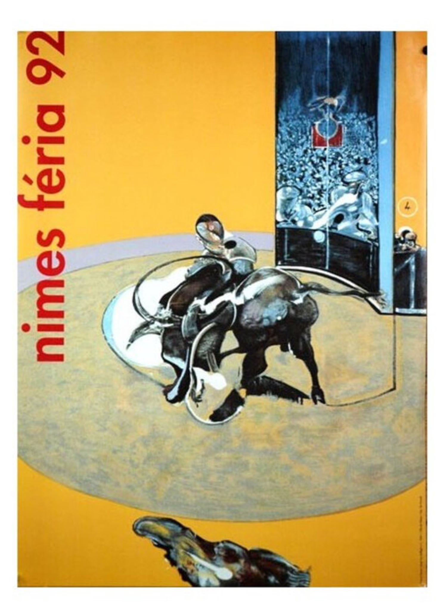 Feria Nimes original serigraphie by Francis Bacon