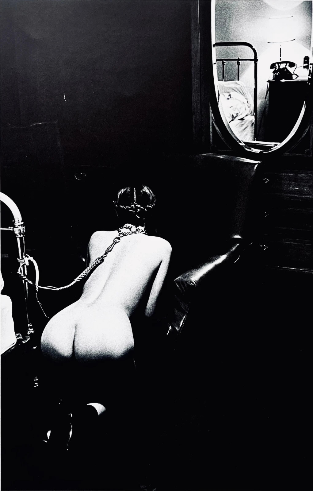 Hotel Room, Place de la Republique, Paris 1976 by Helmut Newton