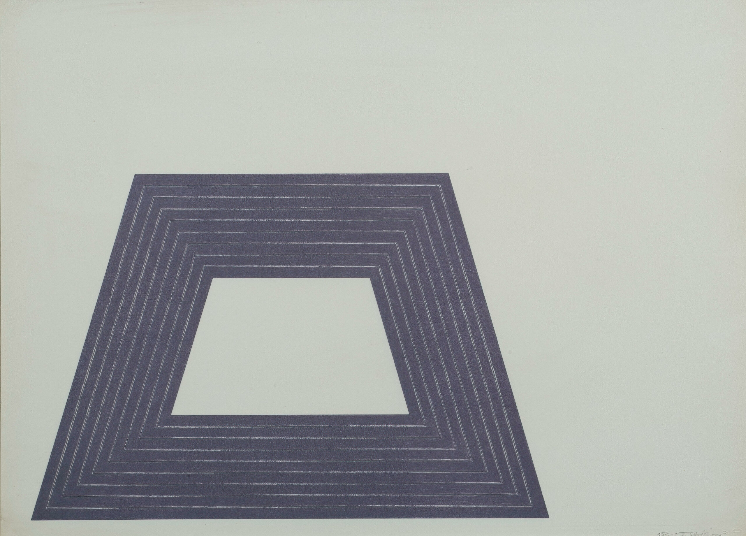 Ileana Sonnabend (from Purple Series) by Frank Stella