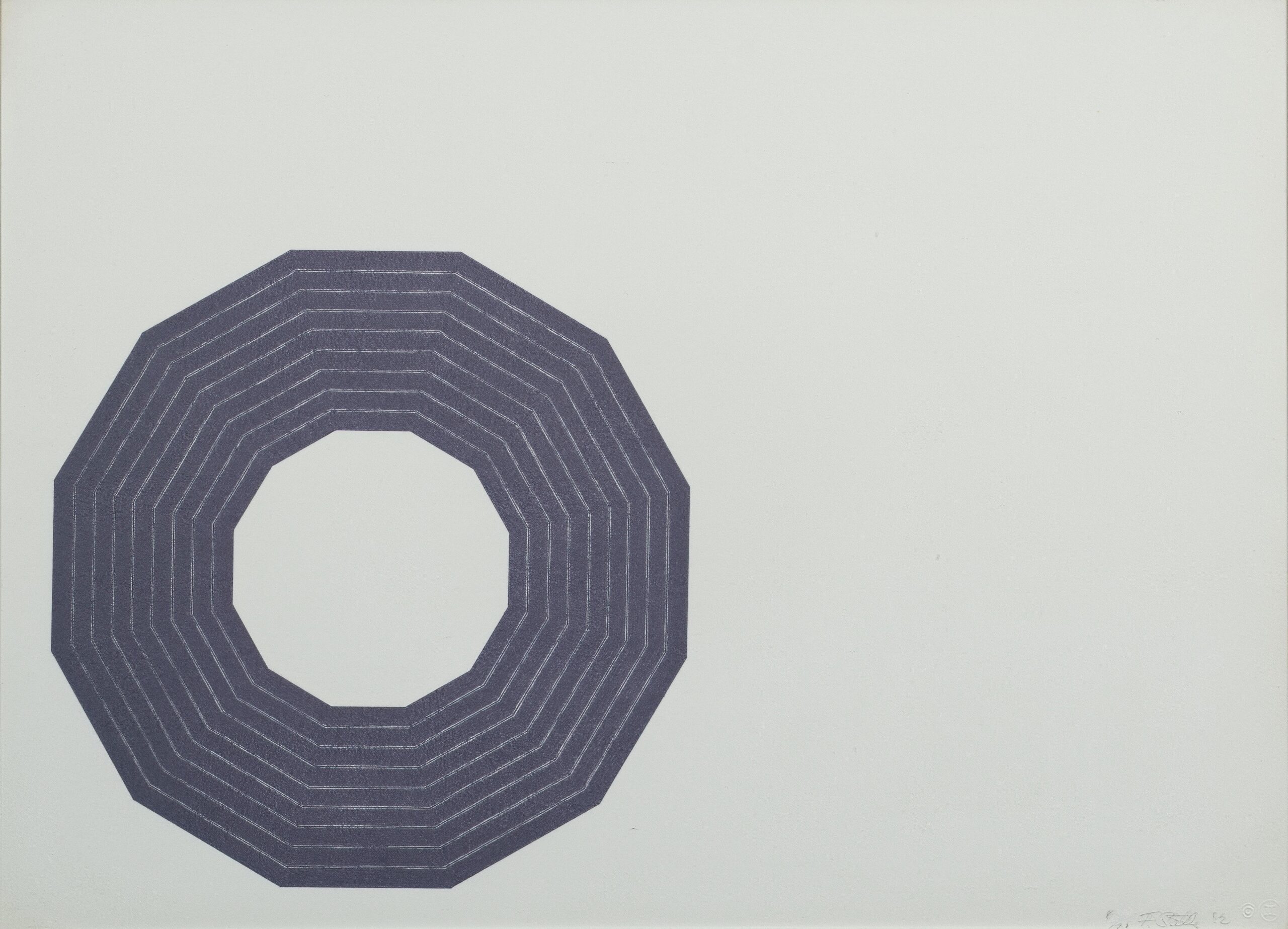 Kay Bearman (from Purple Series) by Frank Stella