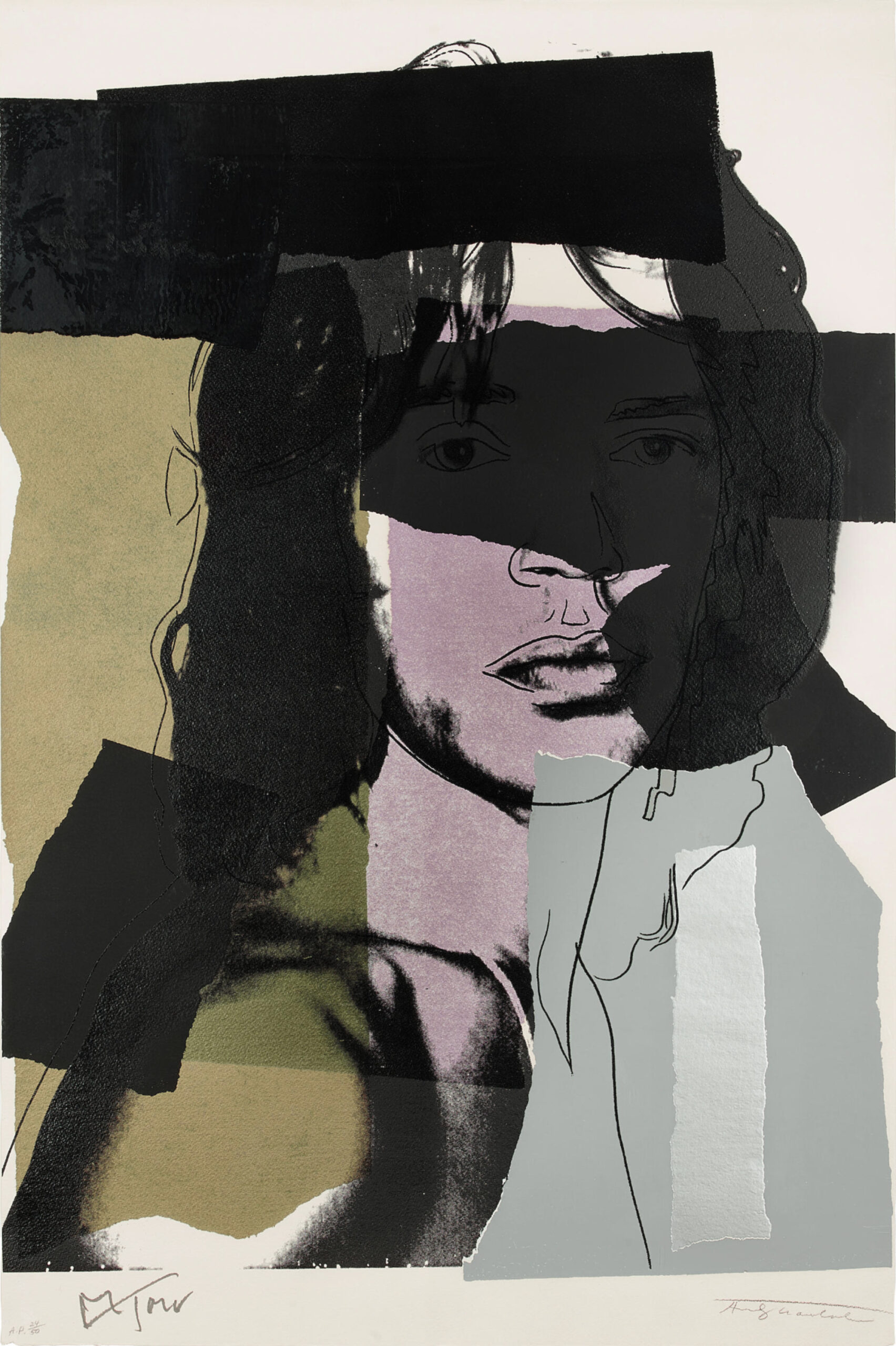 Mick Jagger (F & S II.145) by Andy Warhol