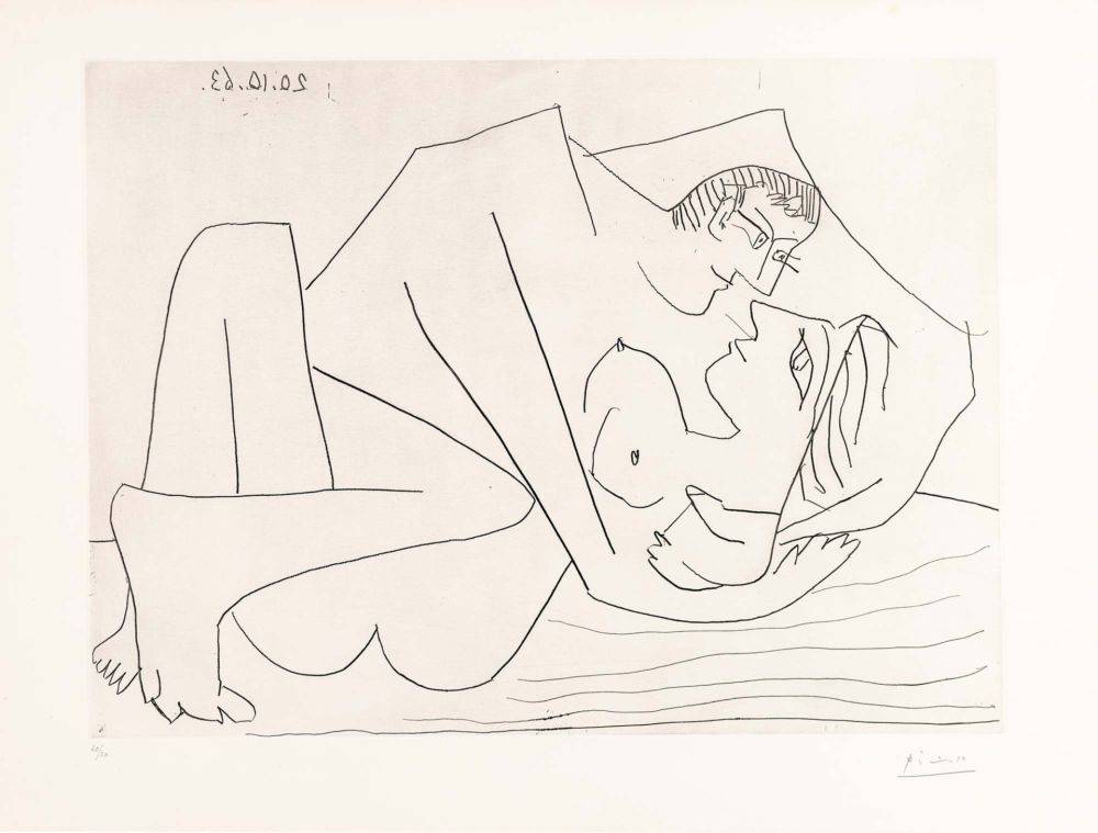 Embrace III by Pablo Picasso