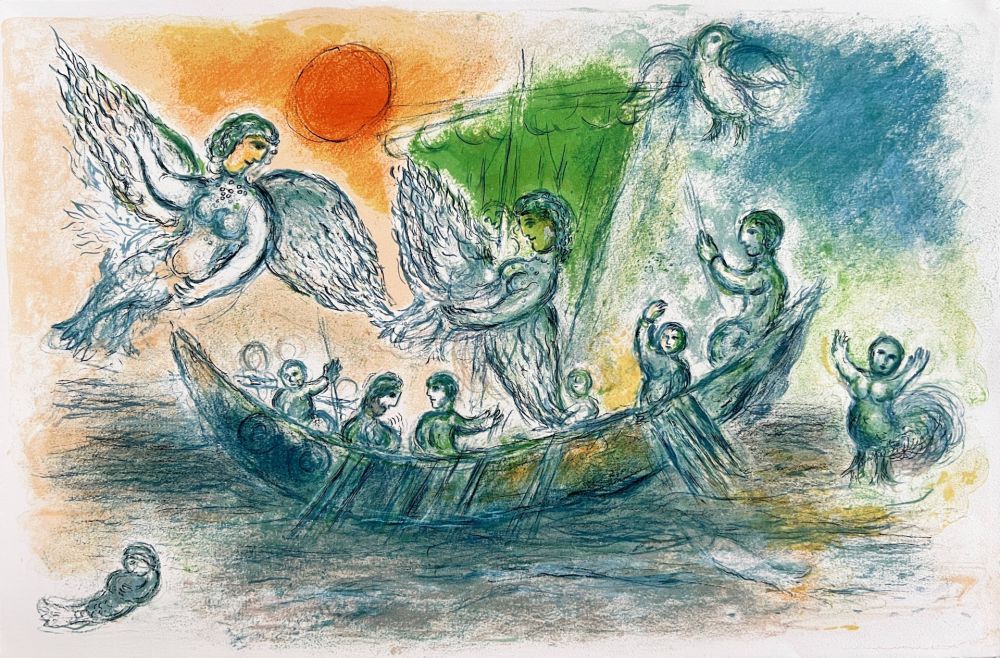 The Odyssey, Plate XIX by Marc Chagall