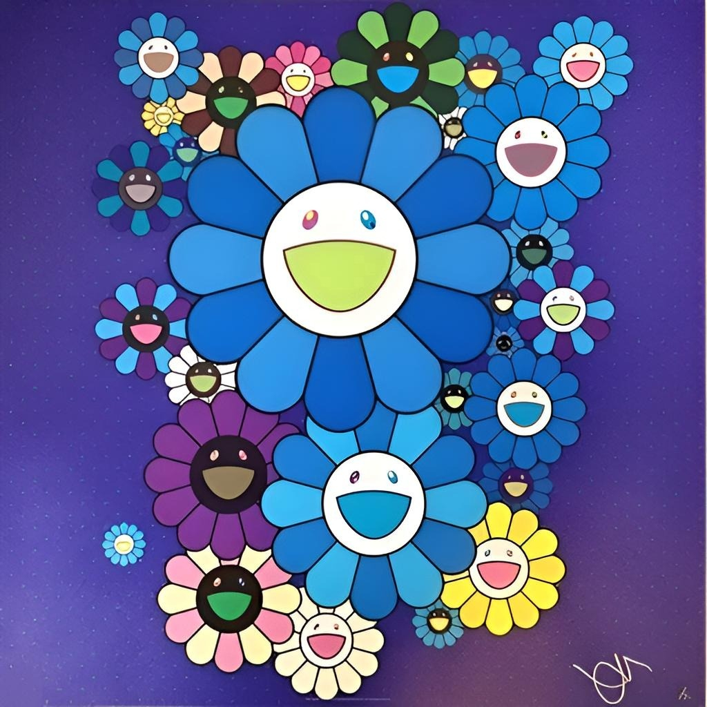 Blue Velvet by Takashi Murakami