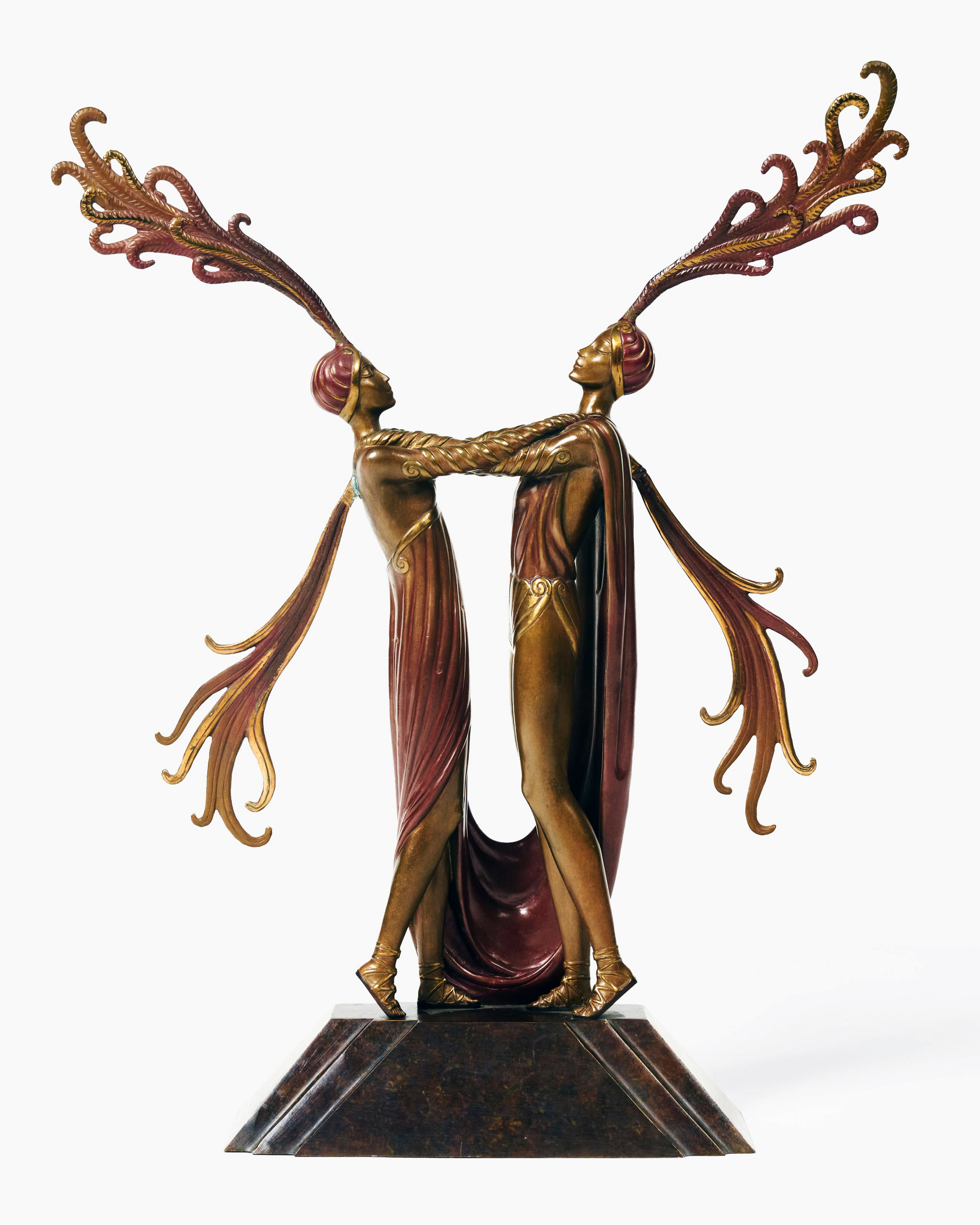 Kiss of Fire (bronze sculpture) by Erte