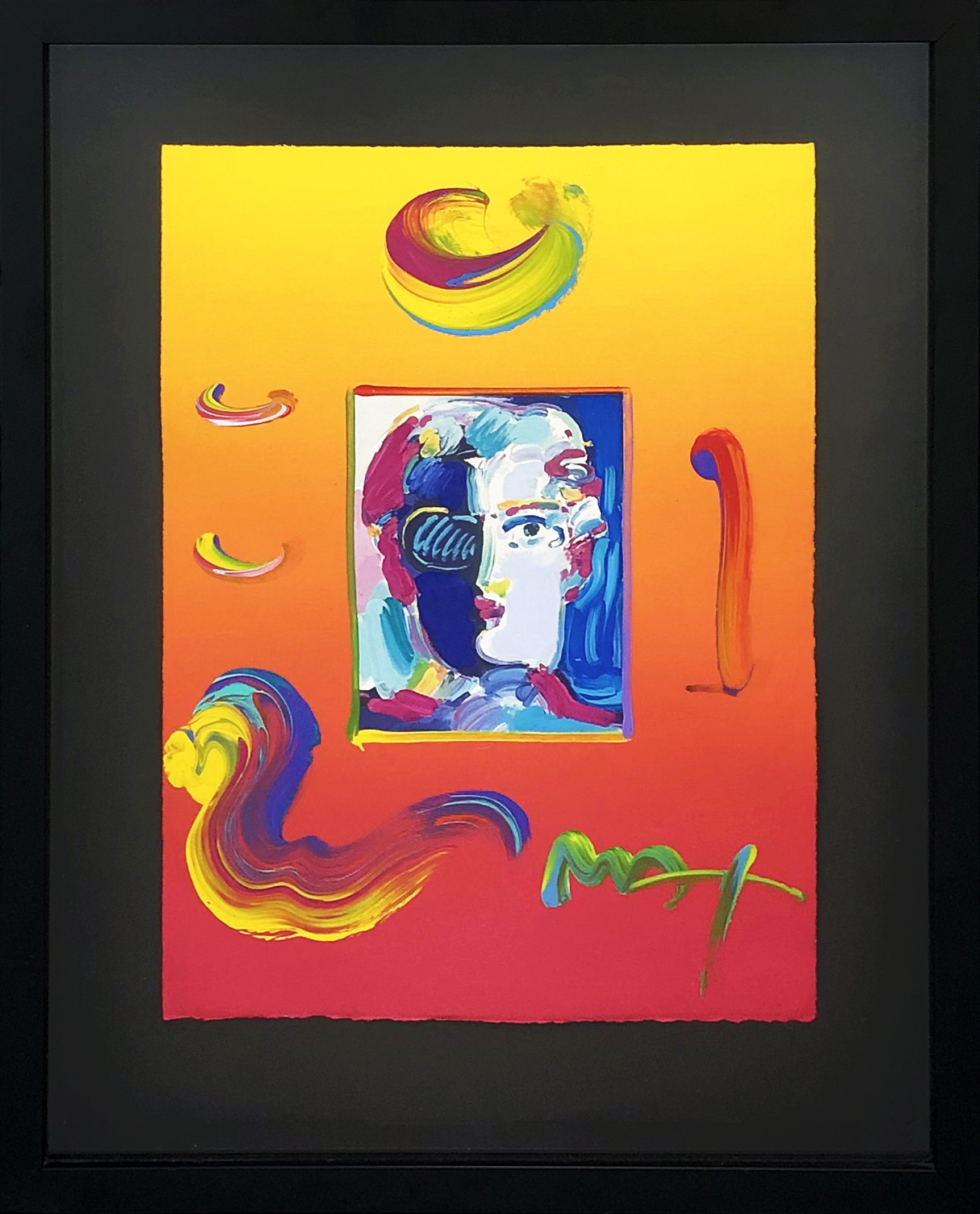 The Faure (unique mixed media on paper), 2010 by Peter Max