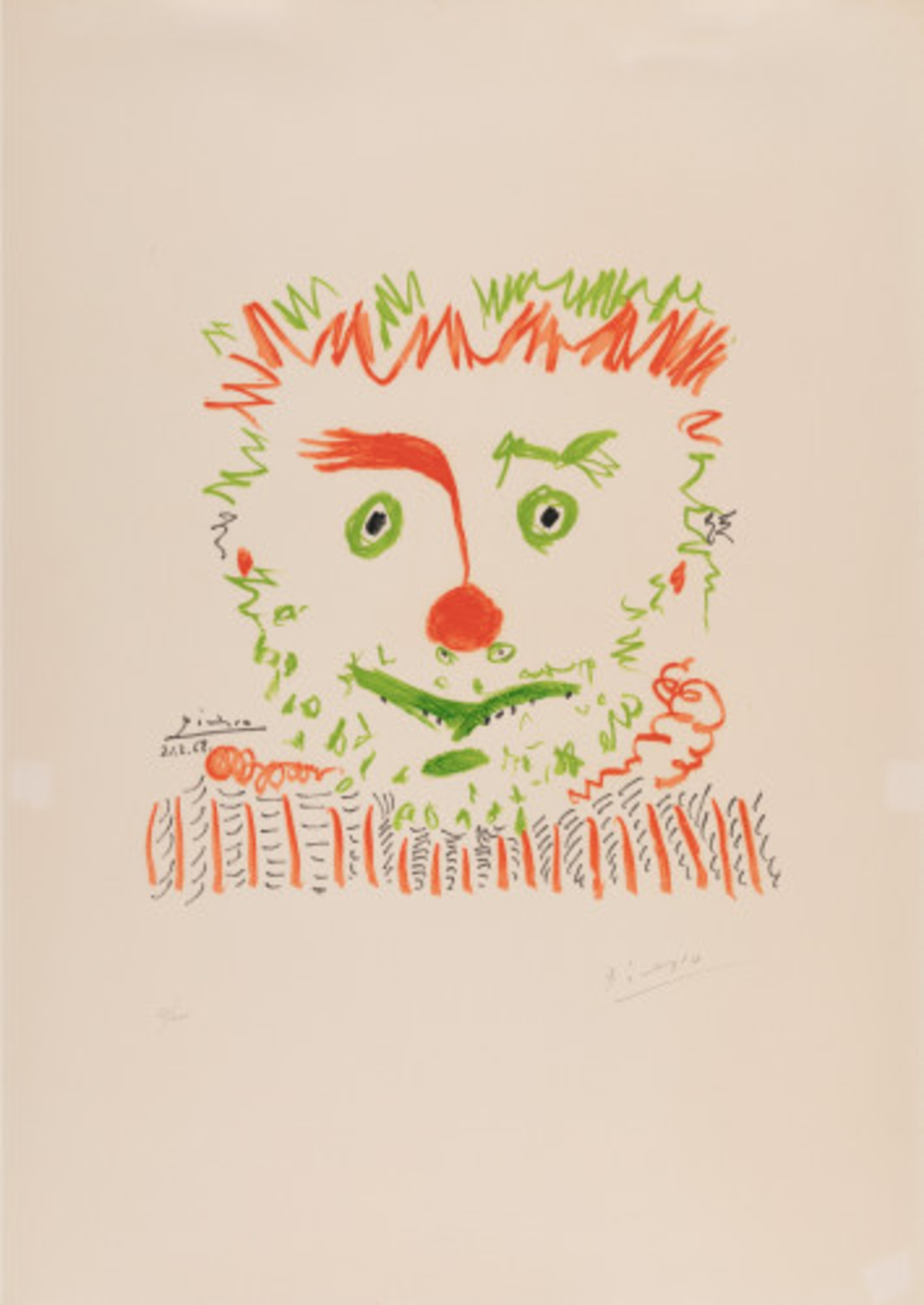 Le Clown by Pablo Picasso