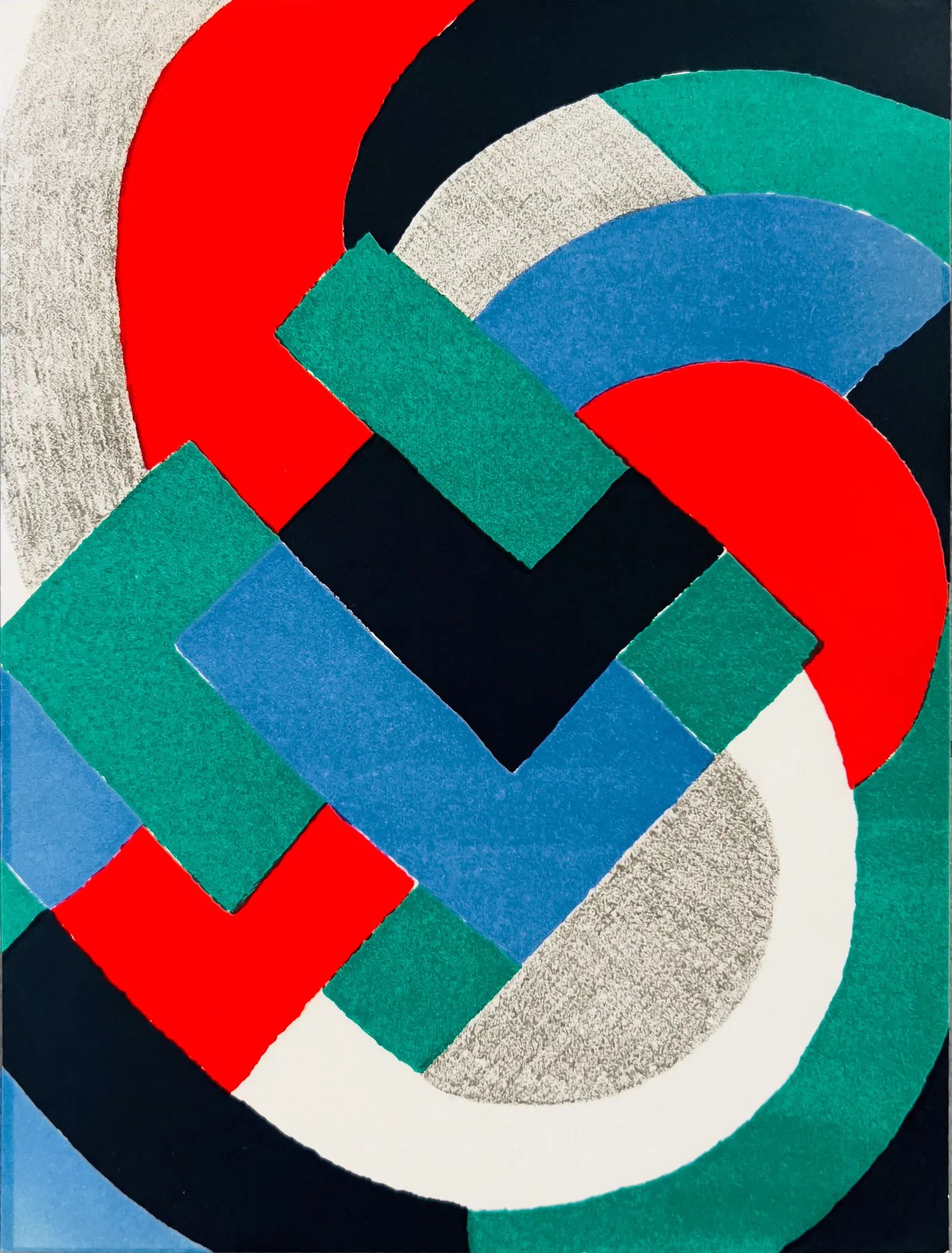 Abstract Composition by Sonia Delaunay