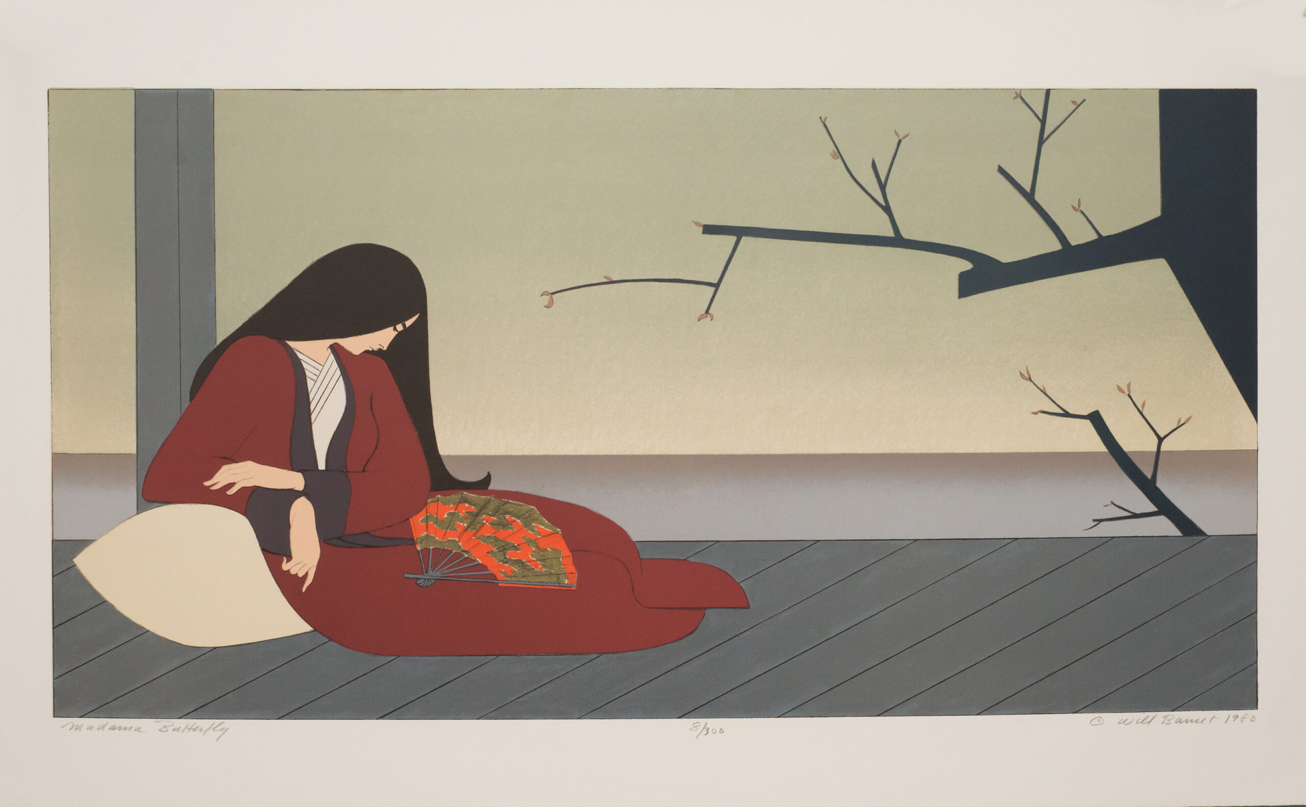 Madame Butterfly by Will Barnet