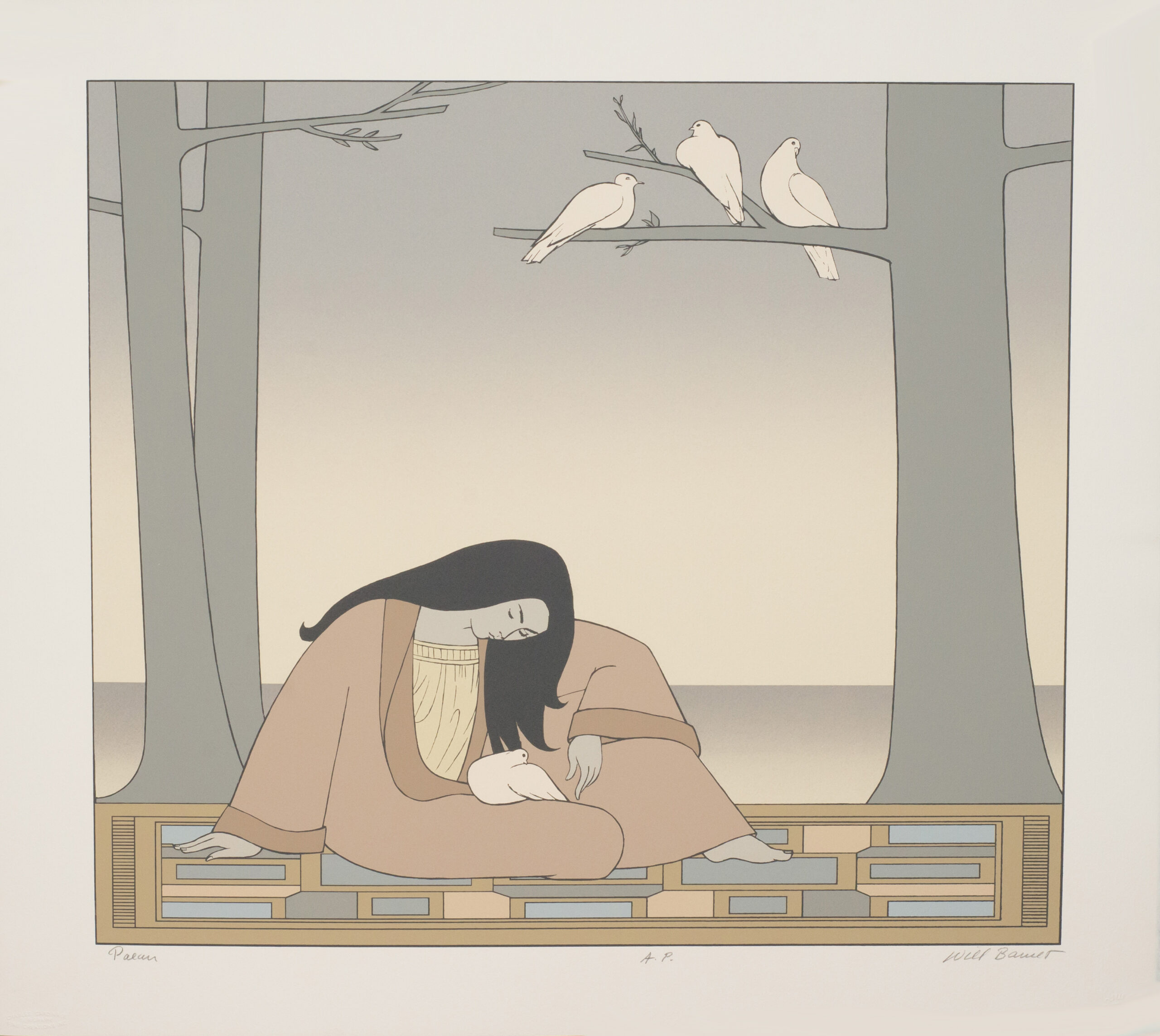 Paean by Will Barnet