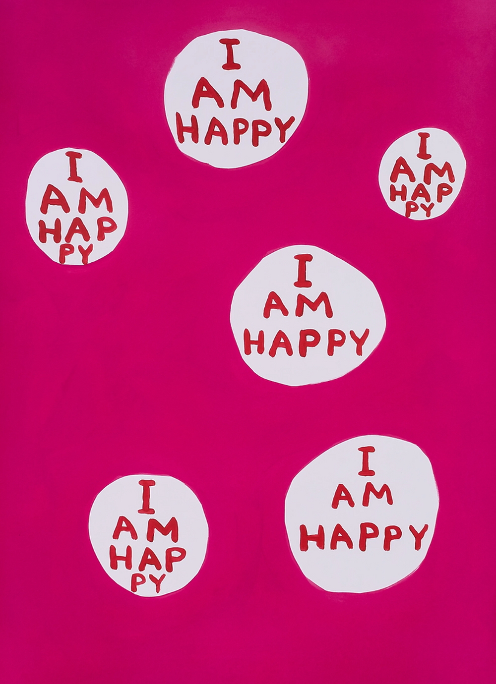 I Am Happy by David Shrigley