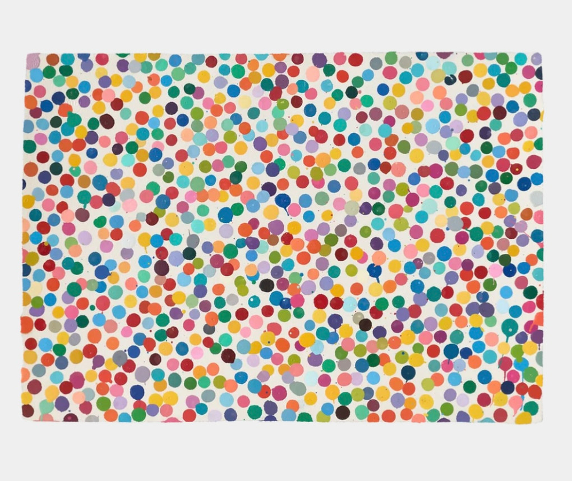 Damien Hirst The Currency Unique Painting by Damien Hirst